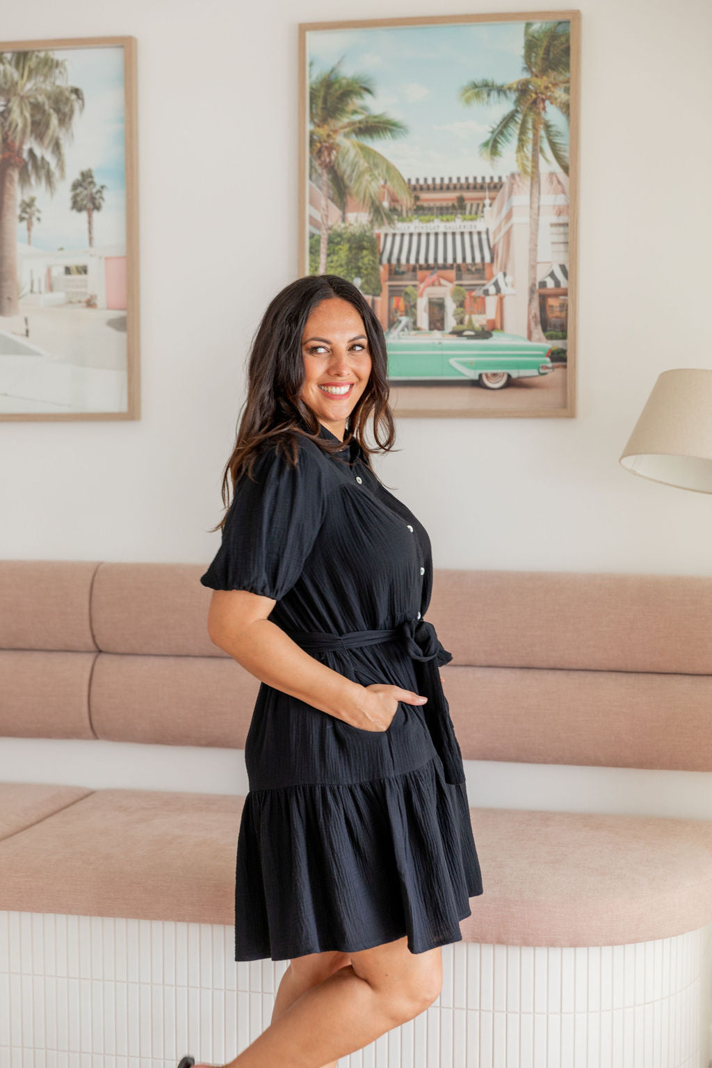 Mali Dress in Black