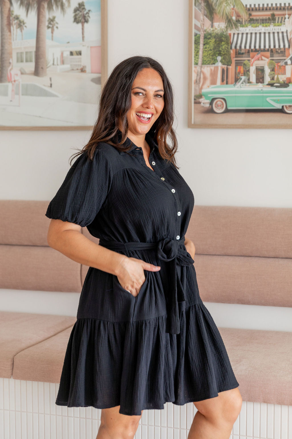 Mali Dress in Black