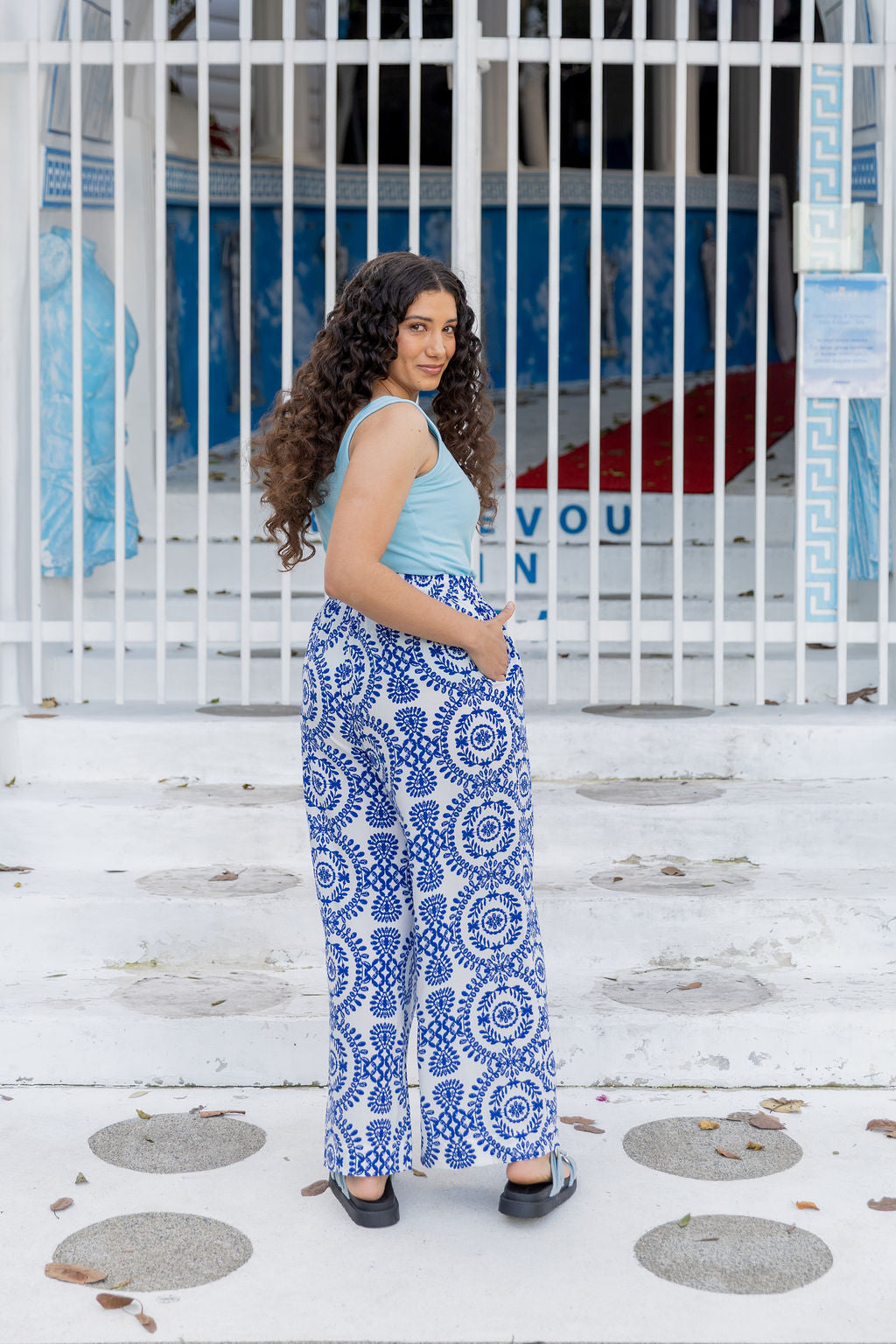 Gina Pants in Mykonos