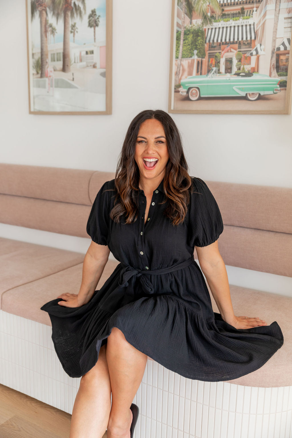 Mali Dress in Black
