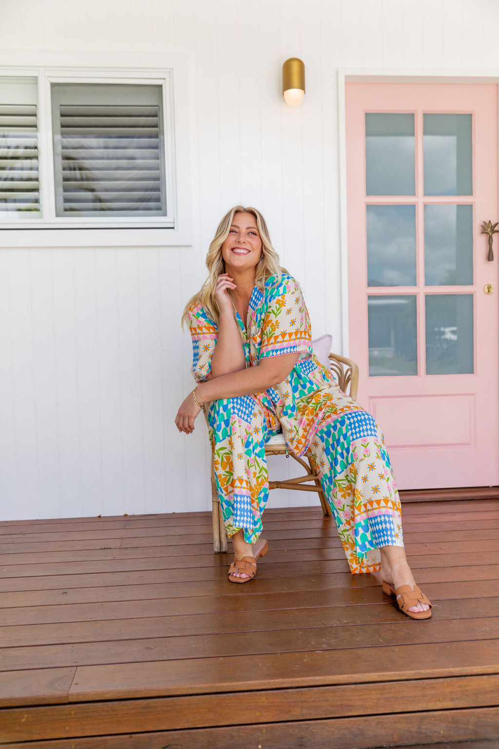Luella Pants in Patch Garden