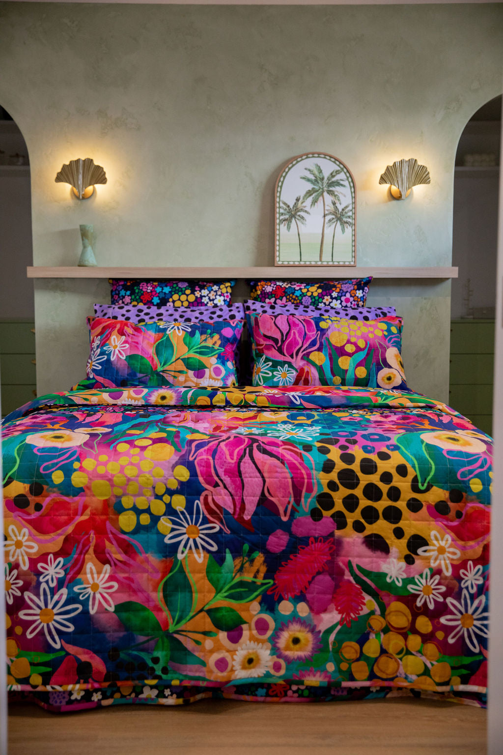 Quilted Coverlet Set in Matilda by Kasey Rainbow