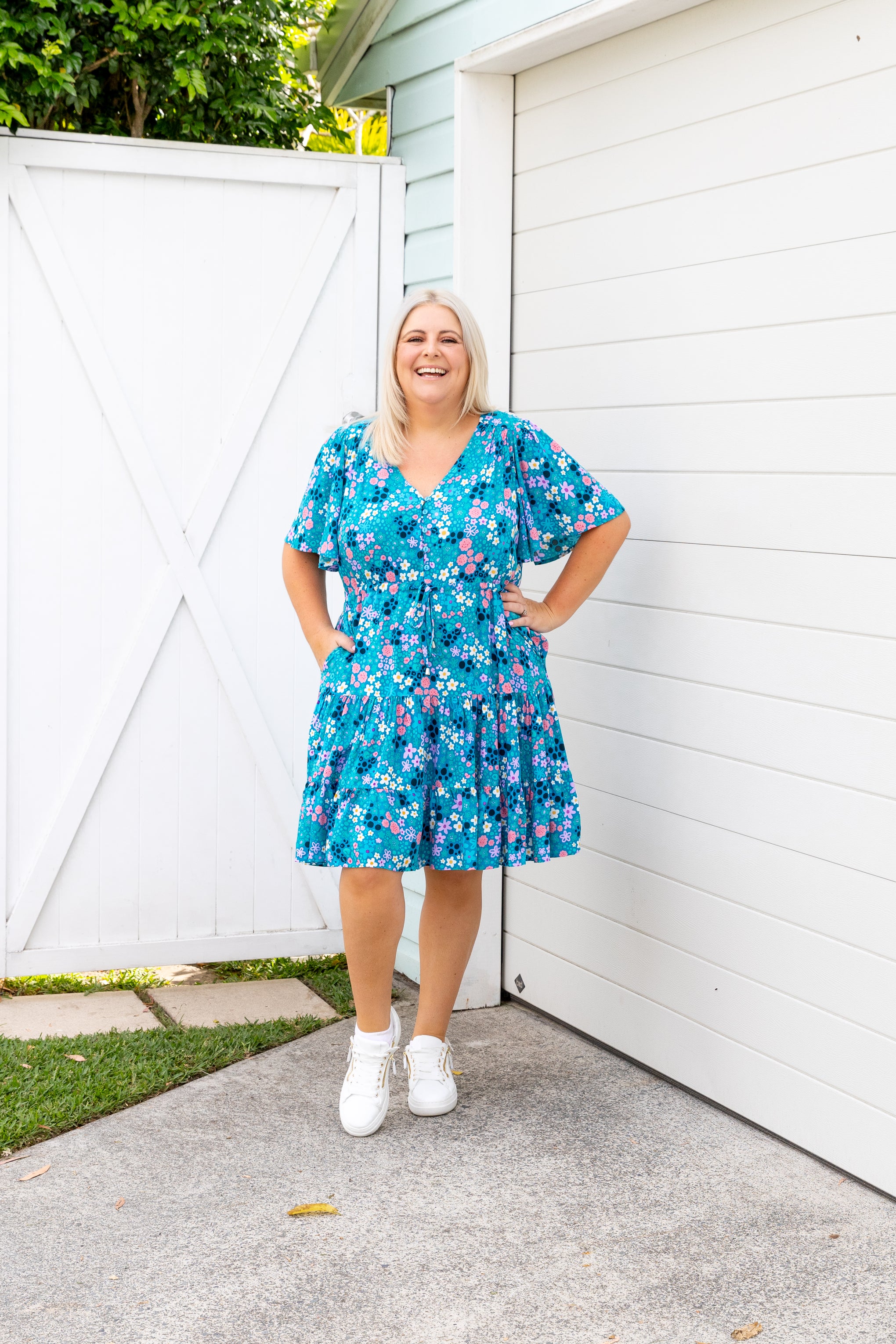Charlie Dress in Itsy Bitsy by Kasey Rainbow