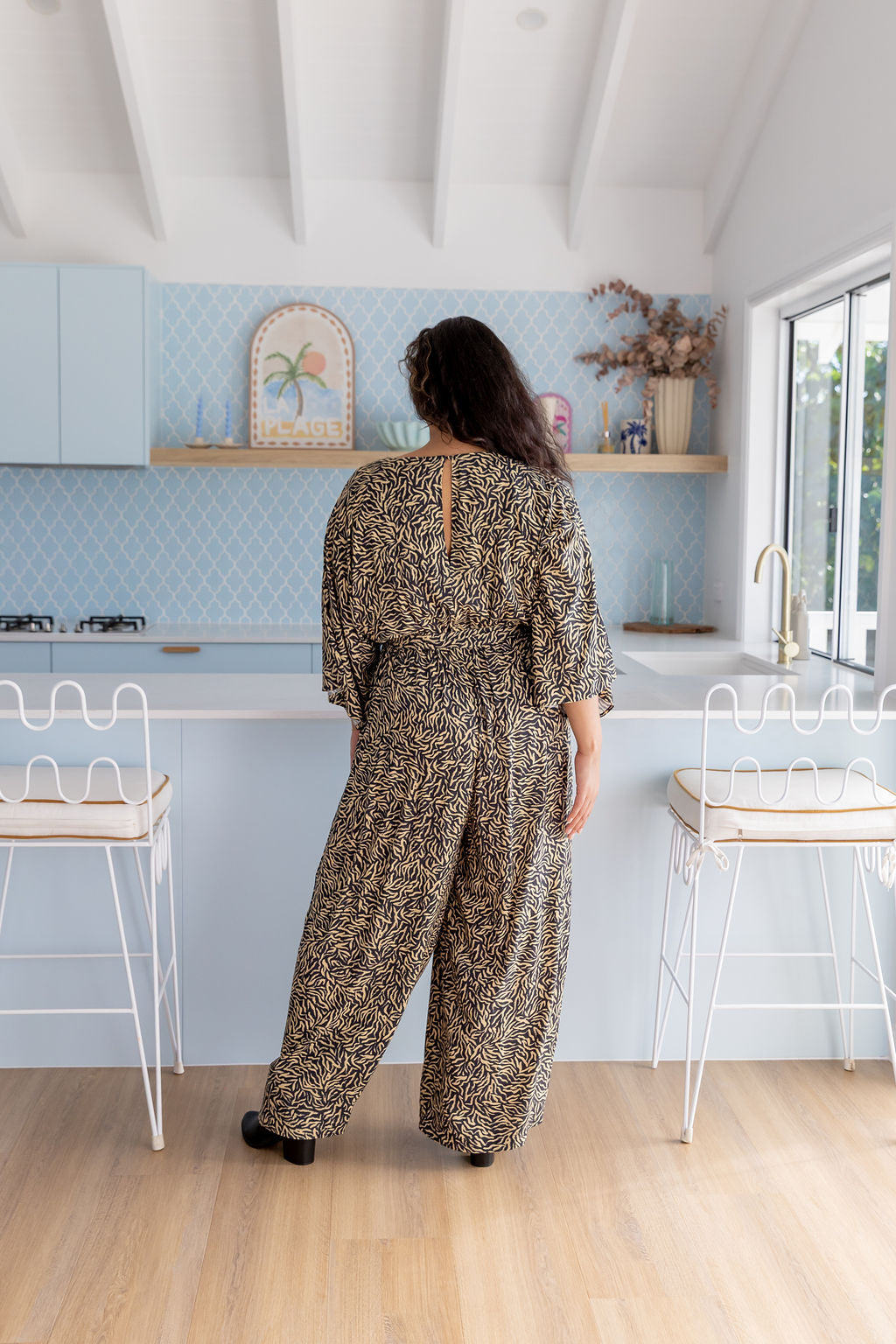 Polly Jumpsuit in Zebra