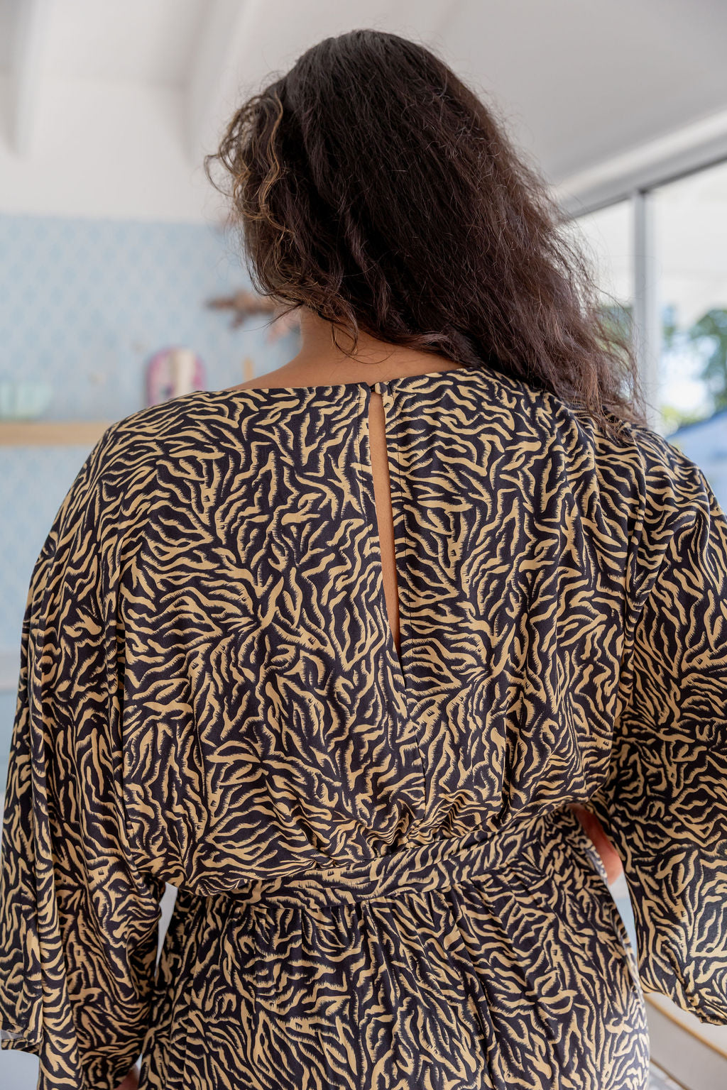 Polly Jumpsuit in Zebra