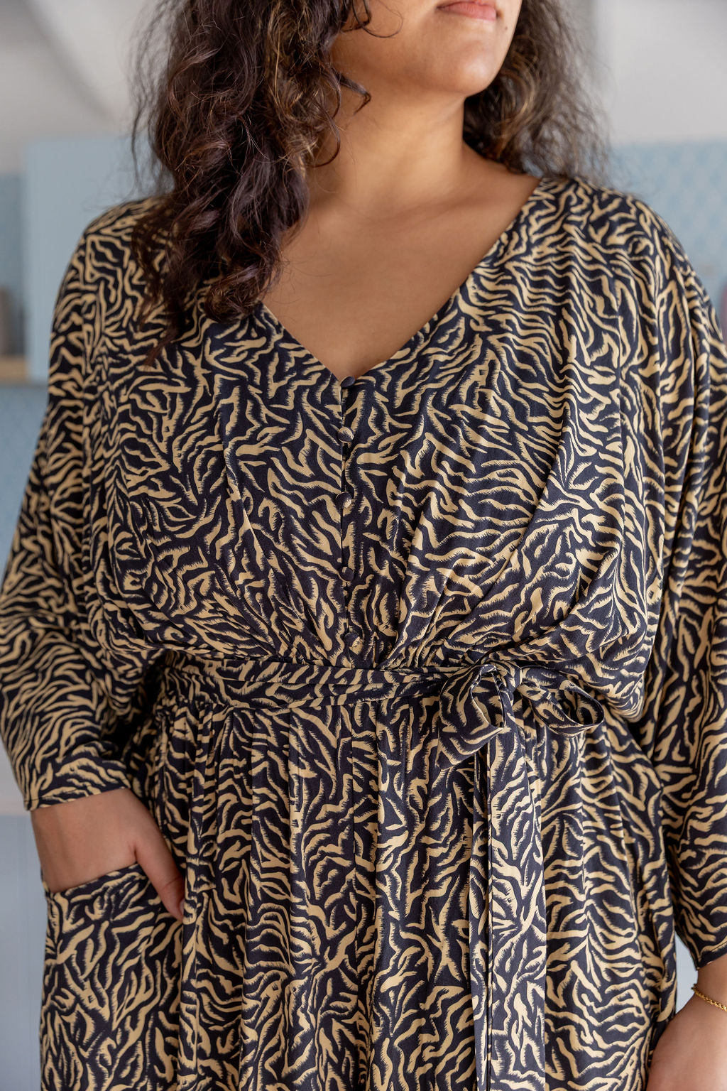 Polly Jumpsuit in Zebra