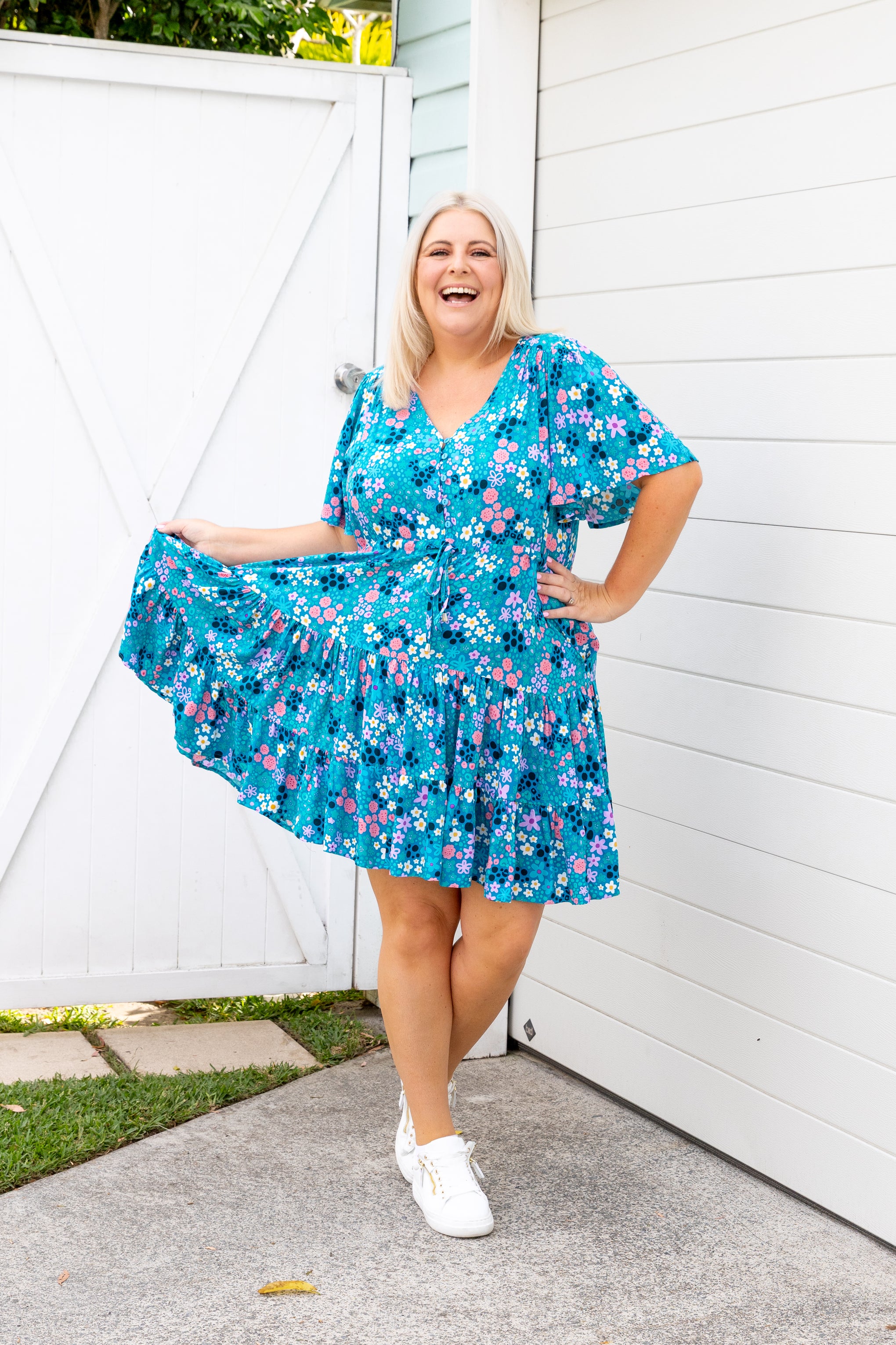 Charlie Dress in Itsy Bitsy by Kasey Rainbow