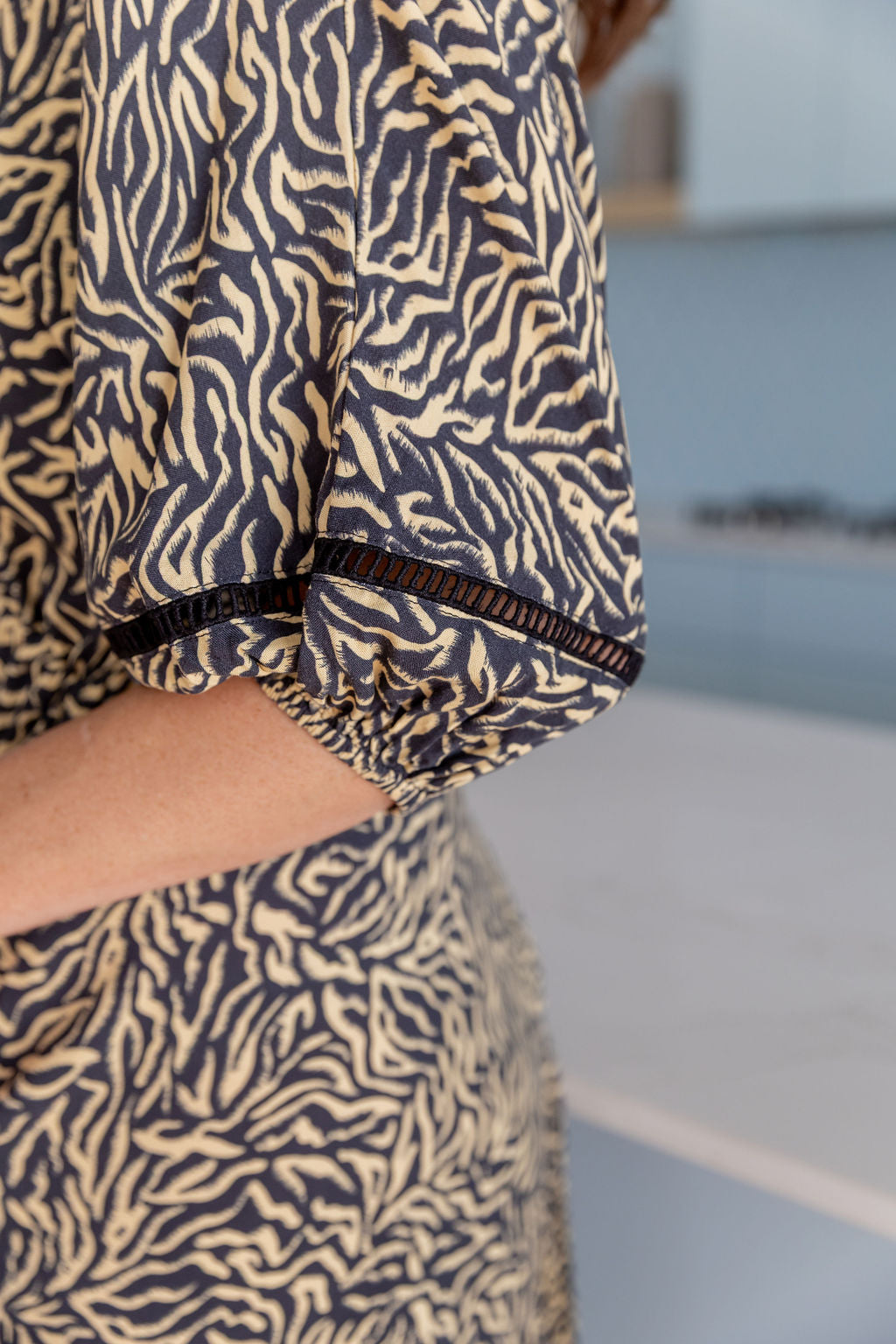 Addison Maxi Dress in Zebra