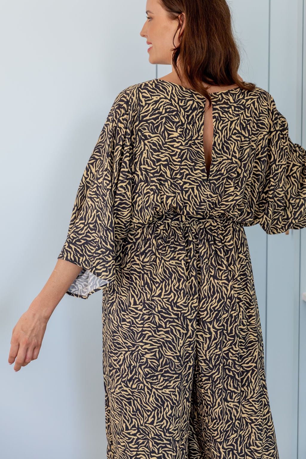 Polly Jumpsuit in Zebra