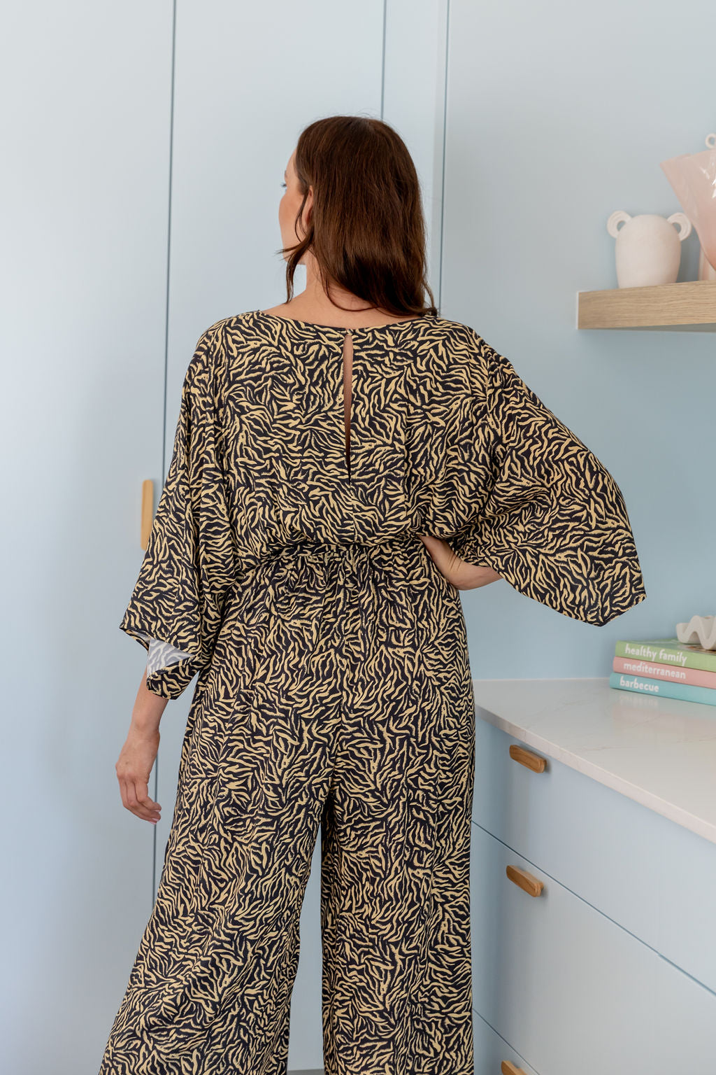 Polly Jumpsuit in Zebra