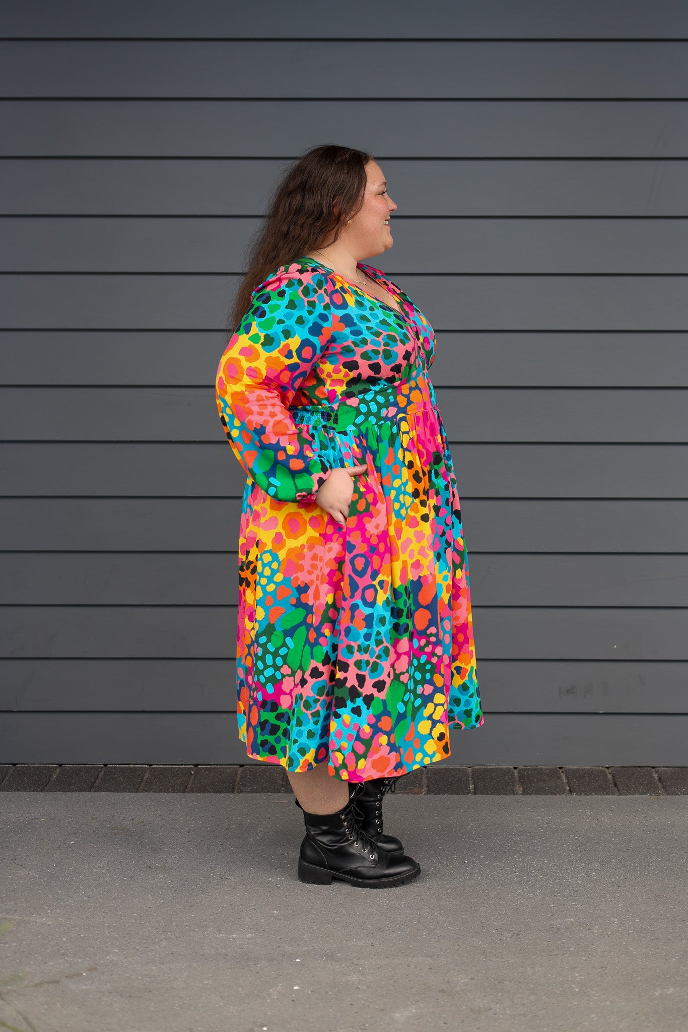 Aura Midi Dress in Alfie by Kasey Rainbow