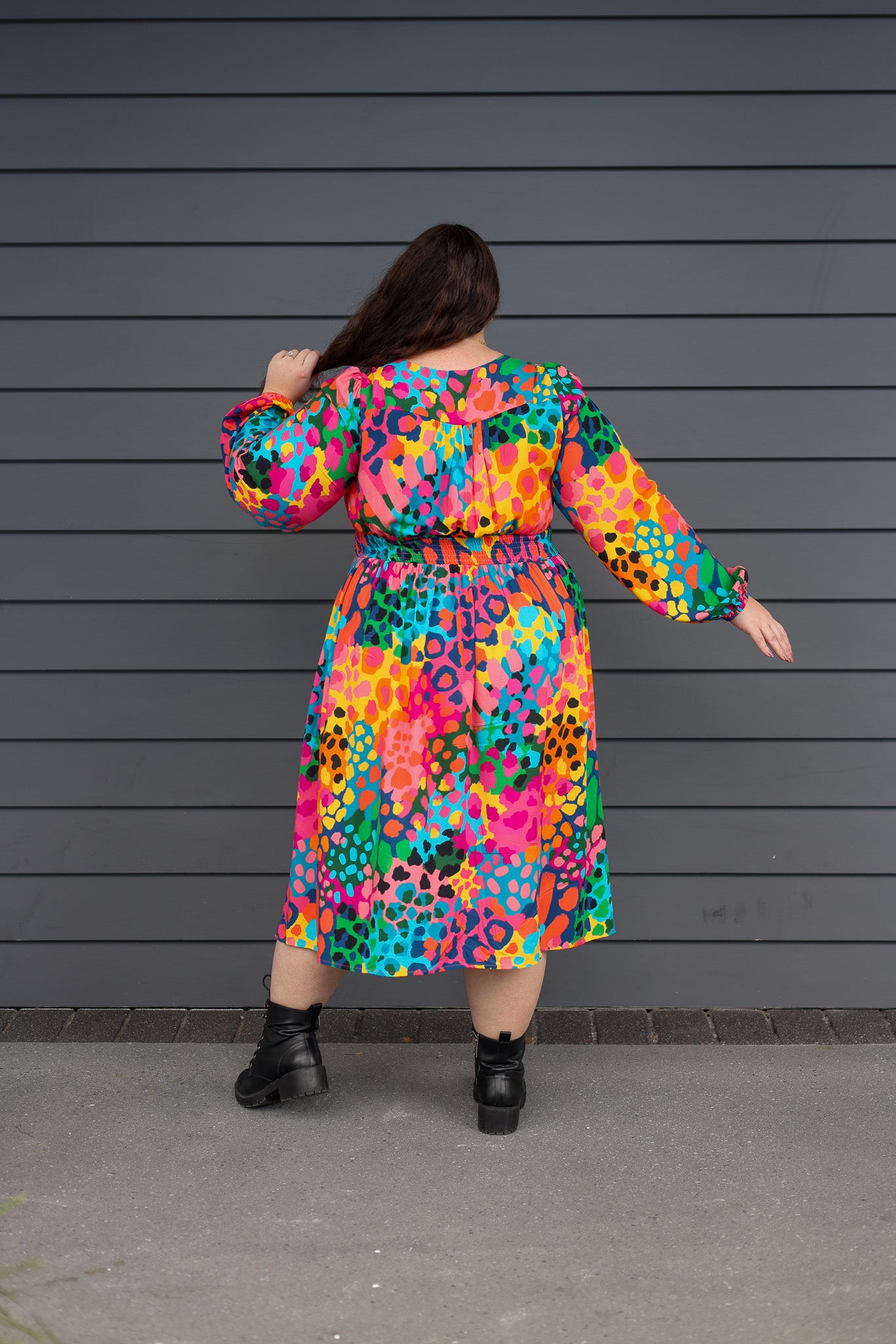 Aura Midi Dress in Alfie by Kasey Rainbow