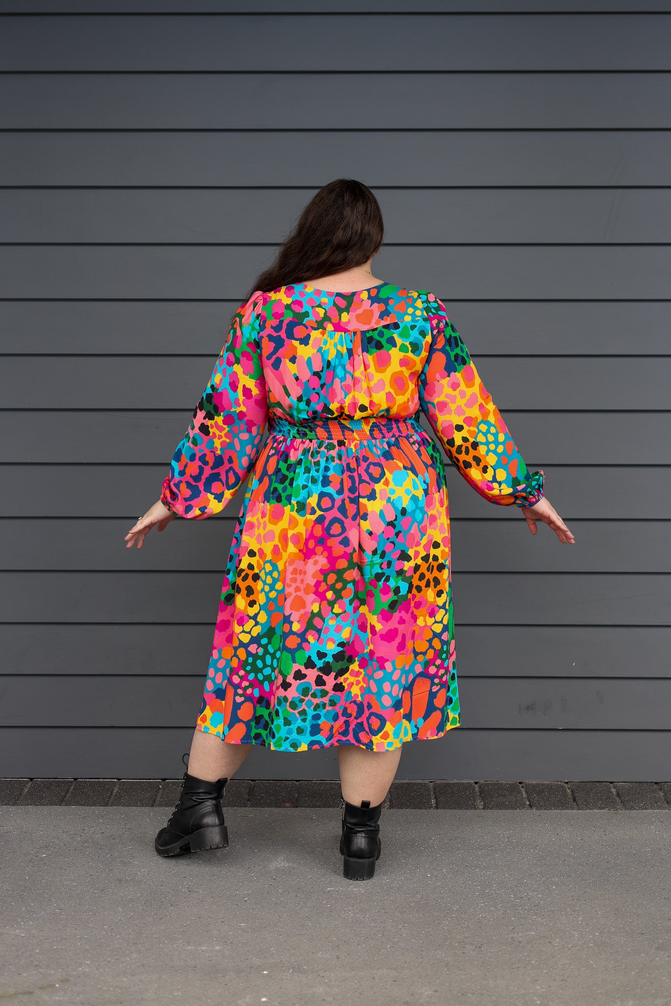 Aura Midi Dress in Alfie by Kasey Rainbow