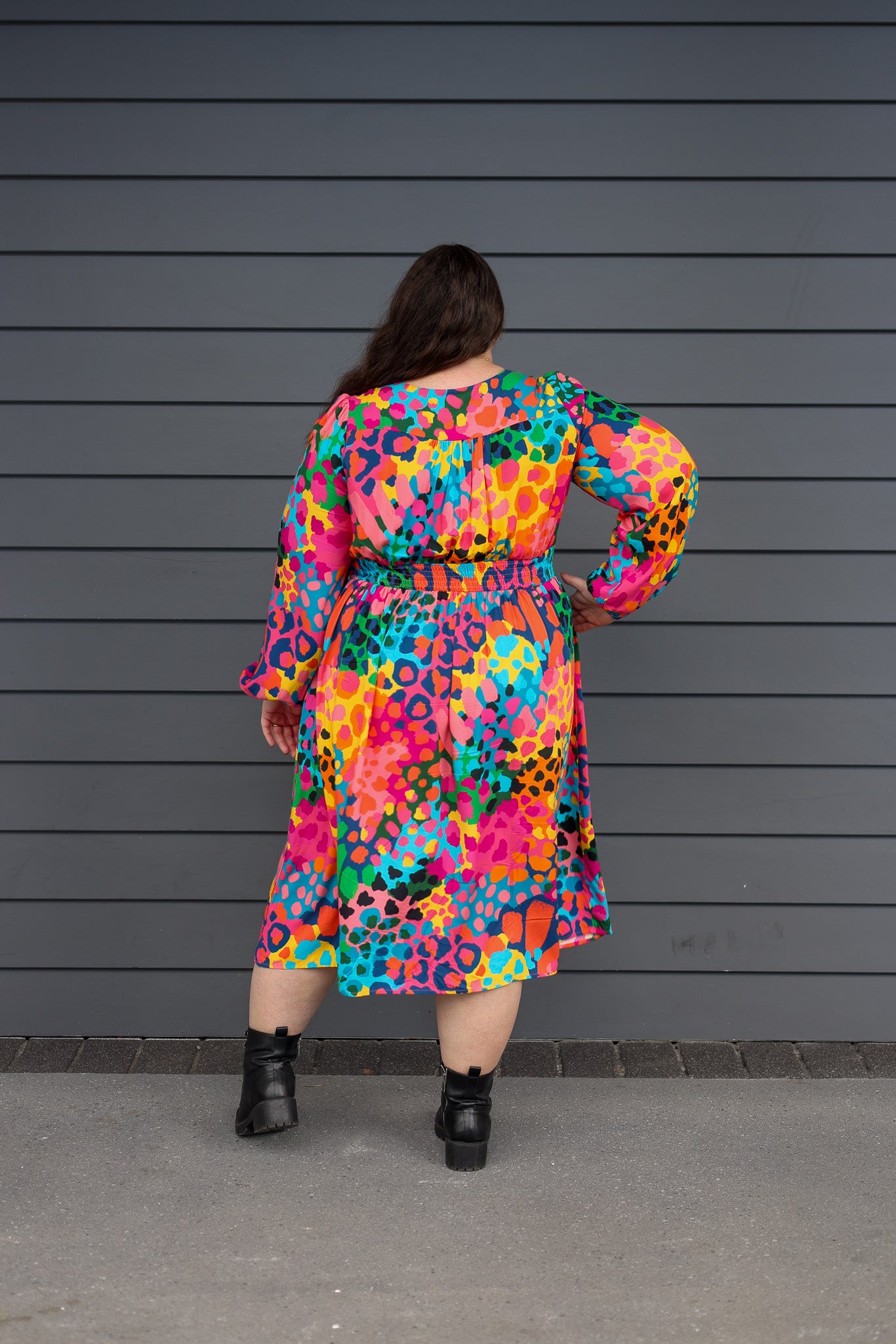 Aura Midi Dress in Alfie by Kasey Rainbow
