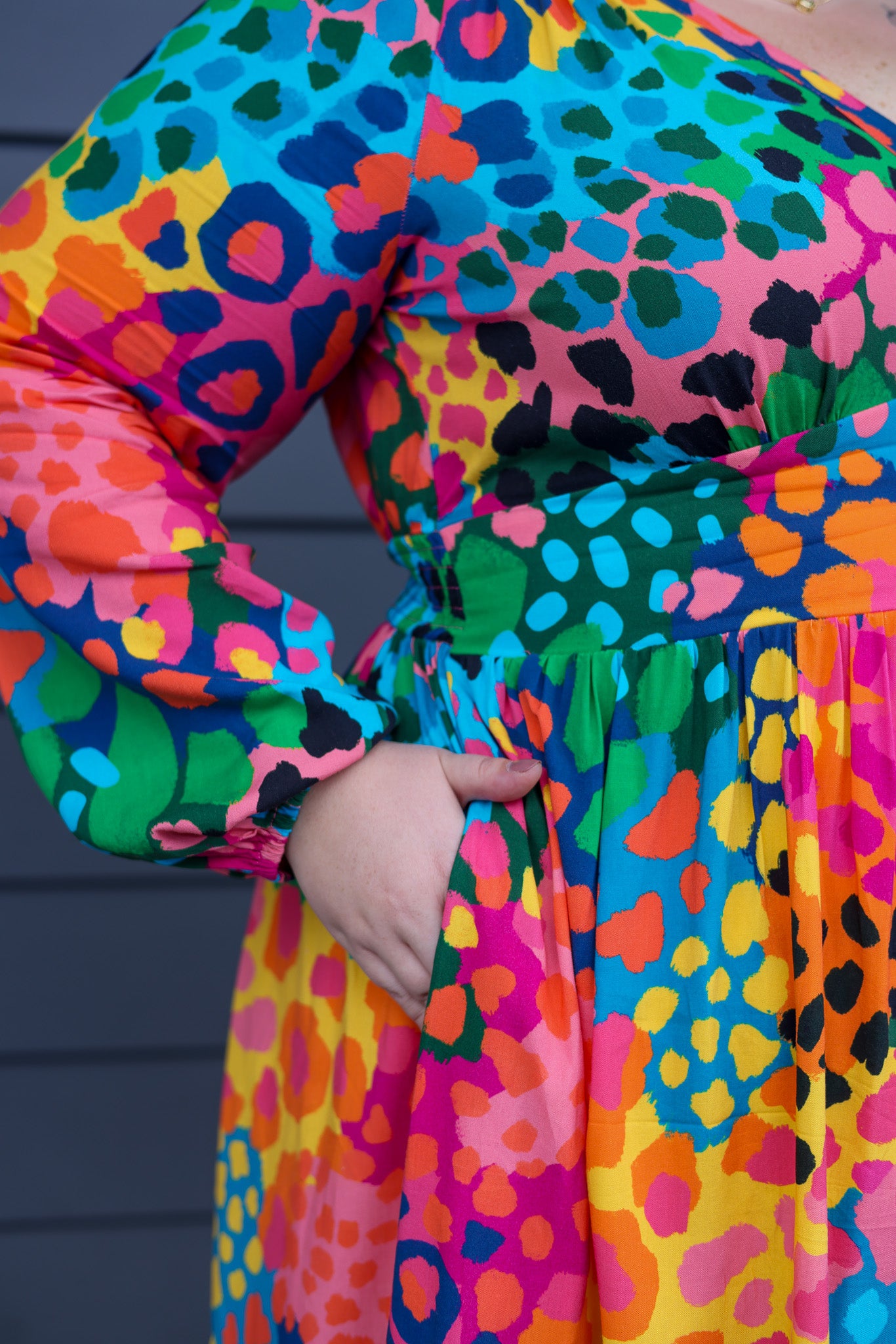 Aura Midi Dress in Alfie by Kasey Rainbow