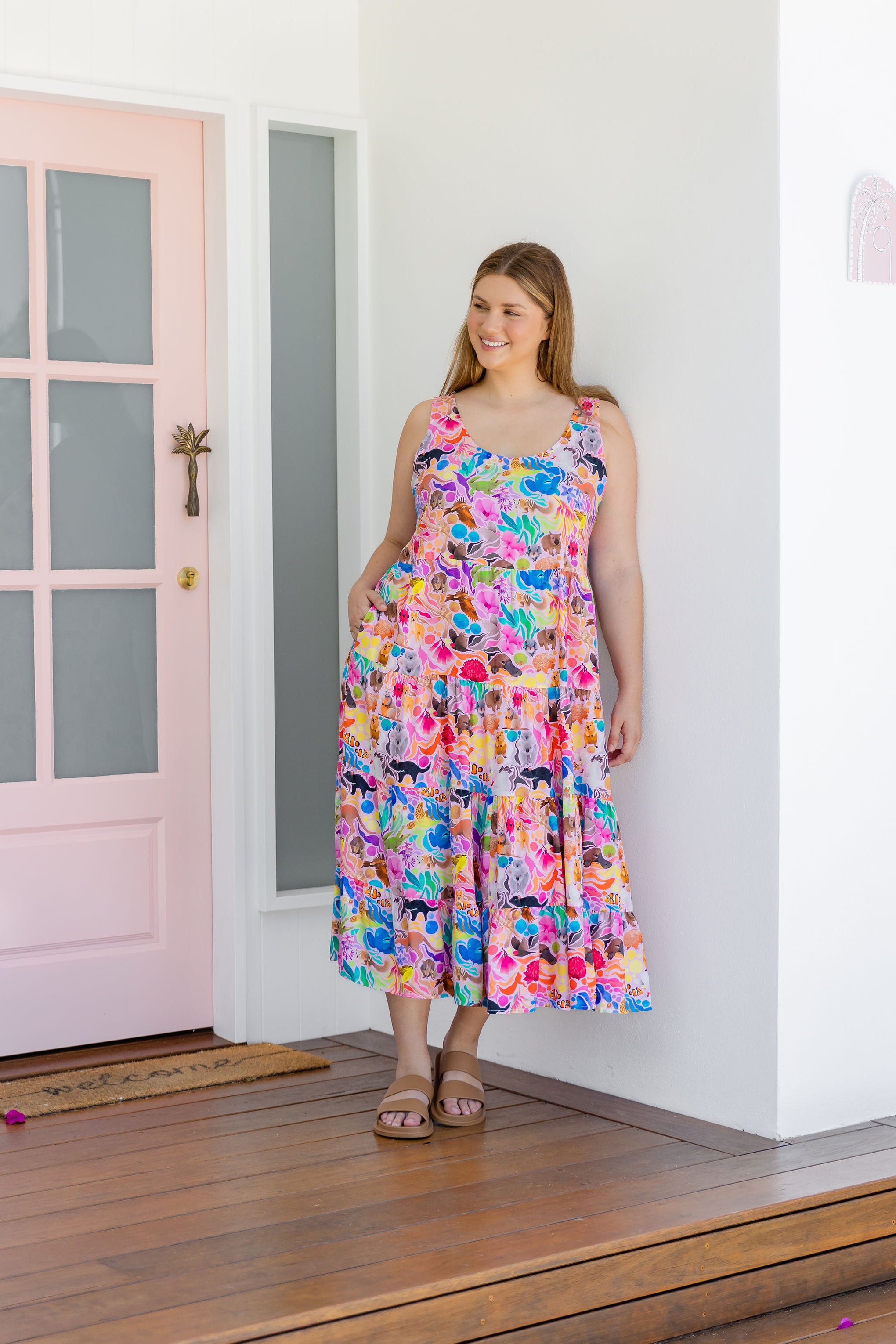 Ronnie Maxi Dress in Aussie Lilac by Kasey Rainbow
