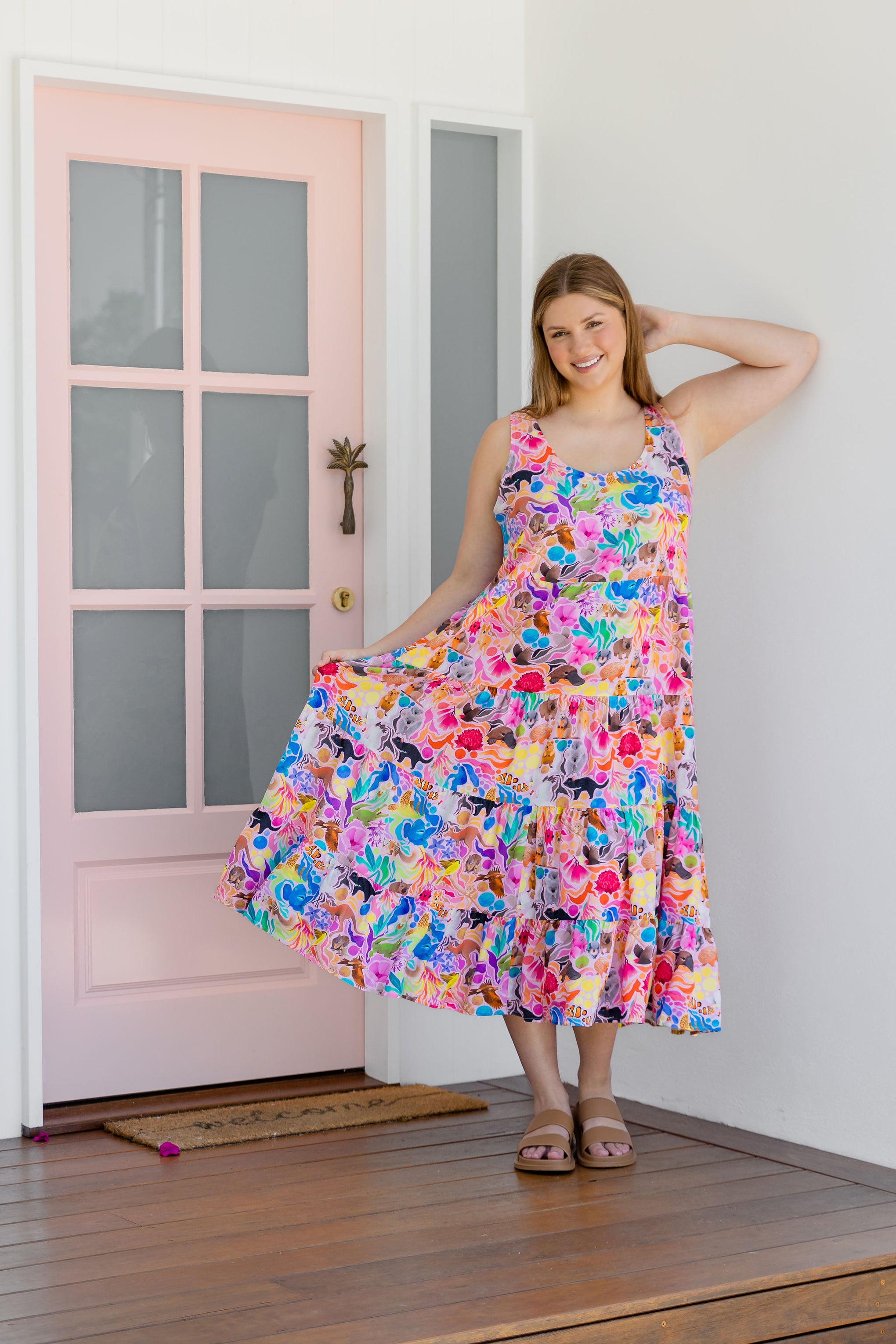 Ronnie Maxi Dress in Aussie Lilac by Kasey Rainbow