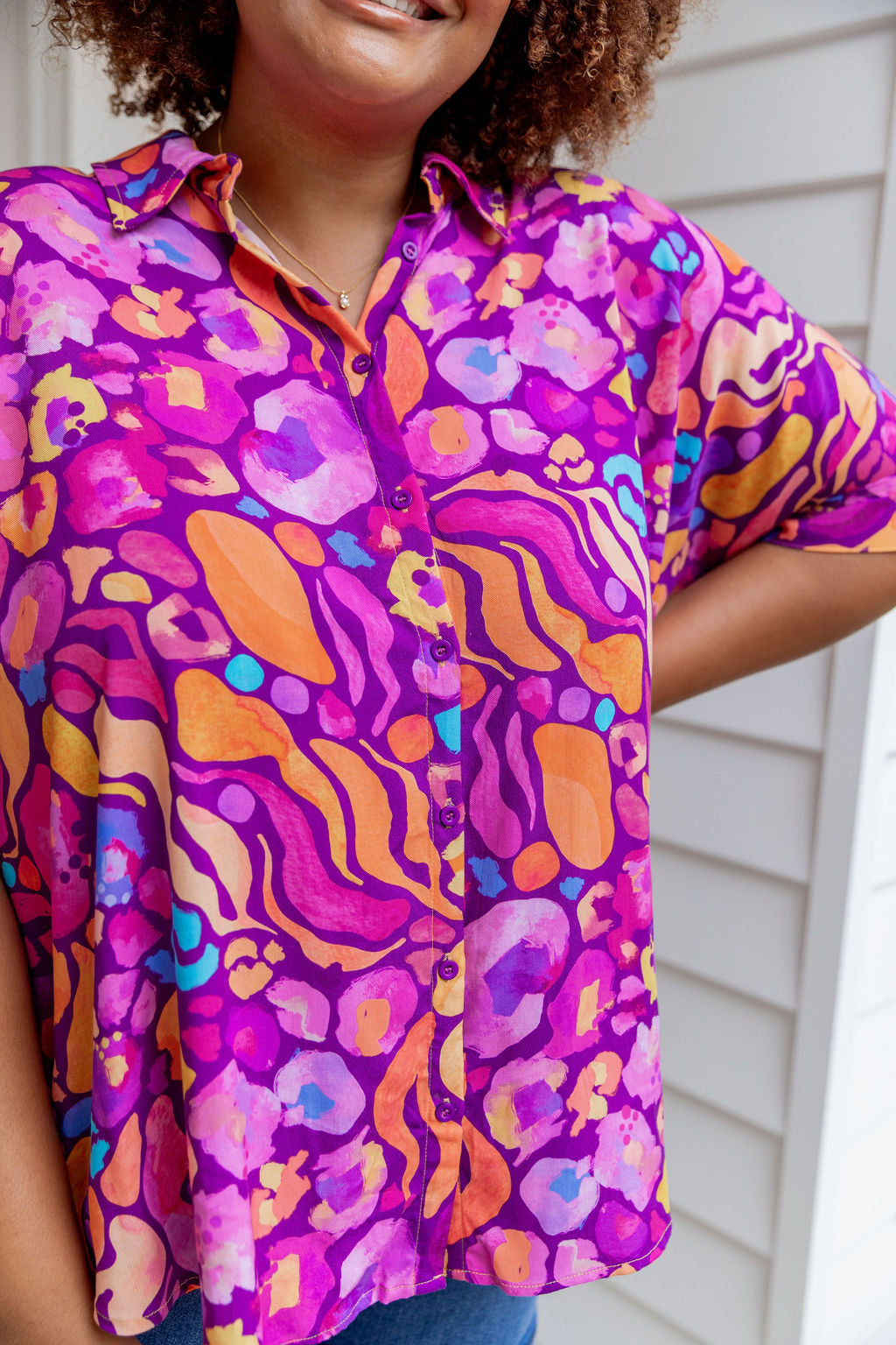 Tammin Shirt in Ruby by Kasey Rainbow