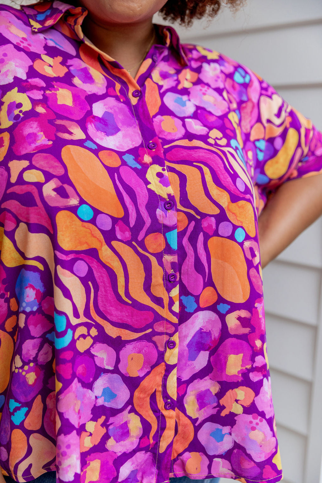 Tammin Shirt in Ruby by Kasey Rainbow