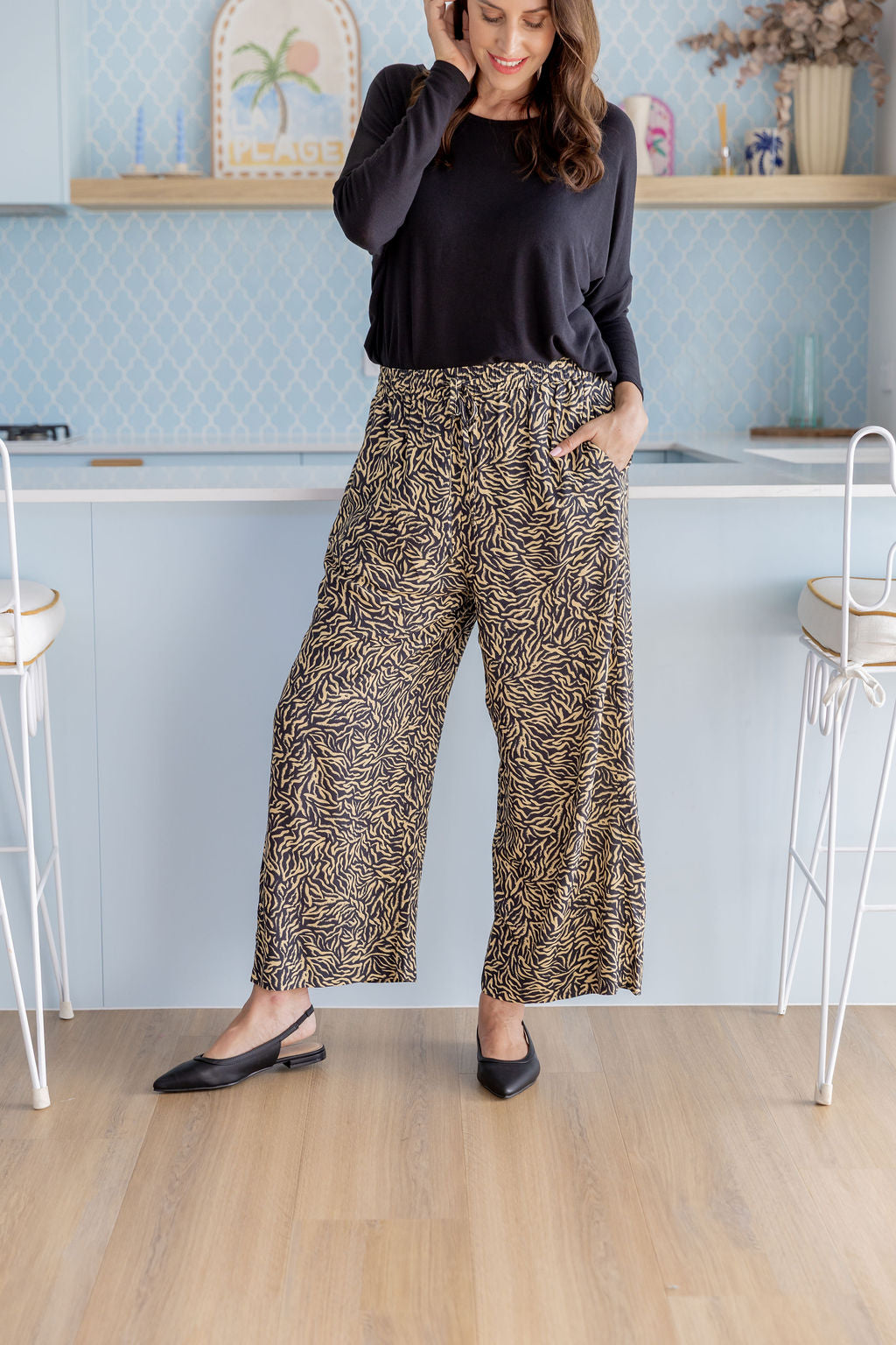 Gina Pants in Zebra