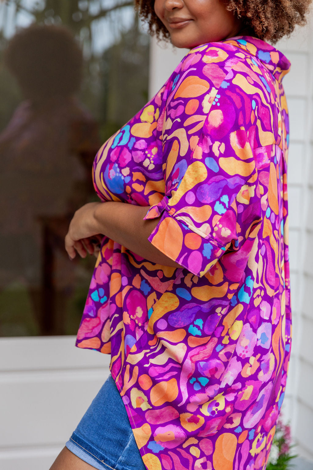 Tammin Shirt in Ruby by Kasey Rainbow