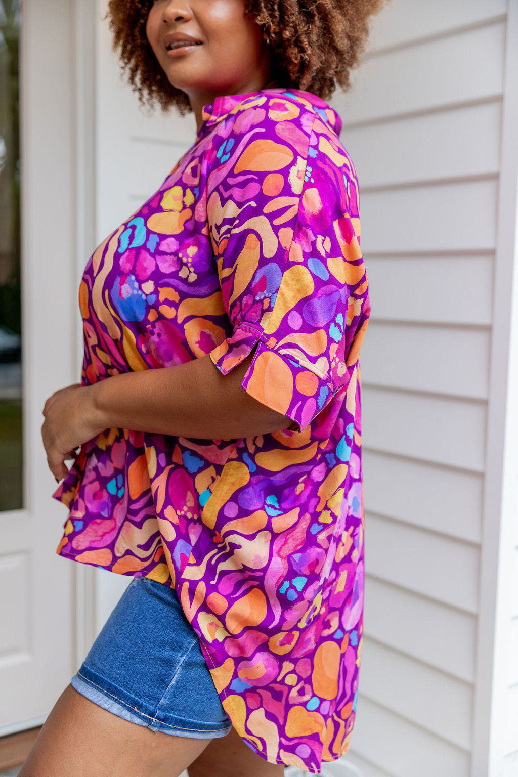 Tammin Shirt in Ruby by Kasey Rainbow