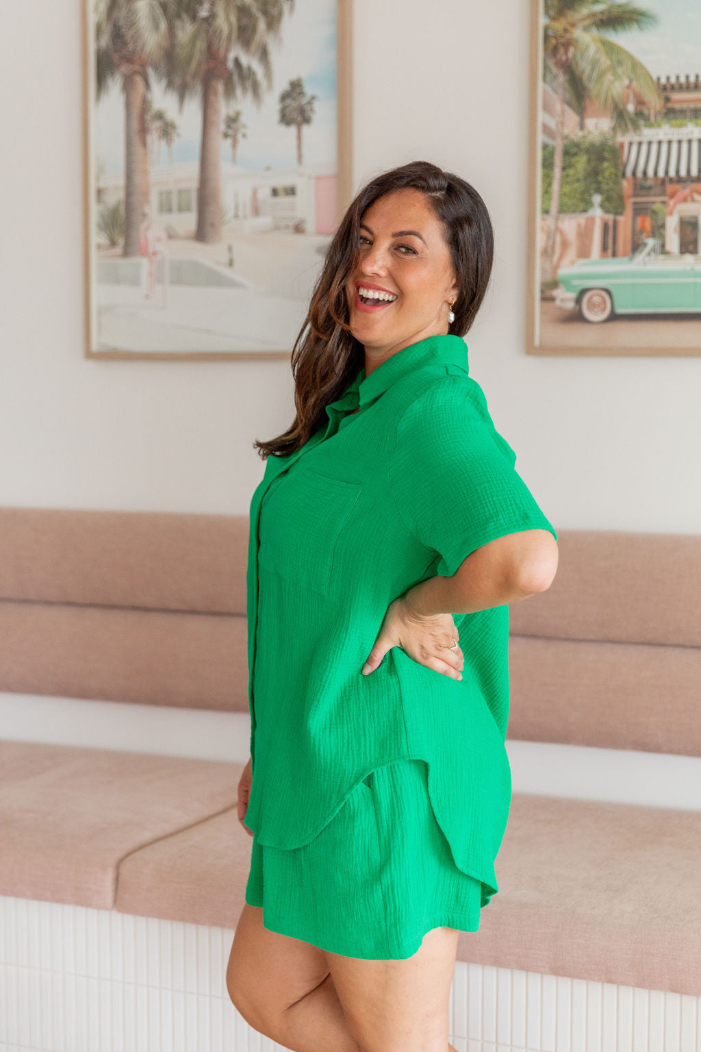 Samara Shirt in Green