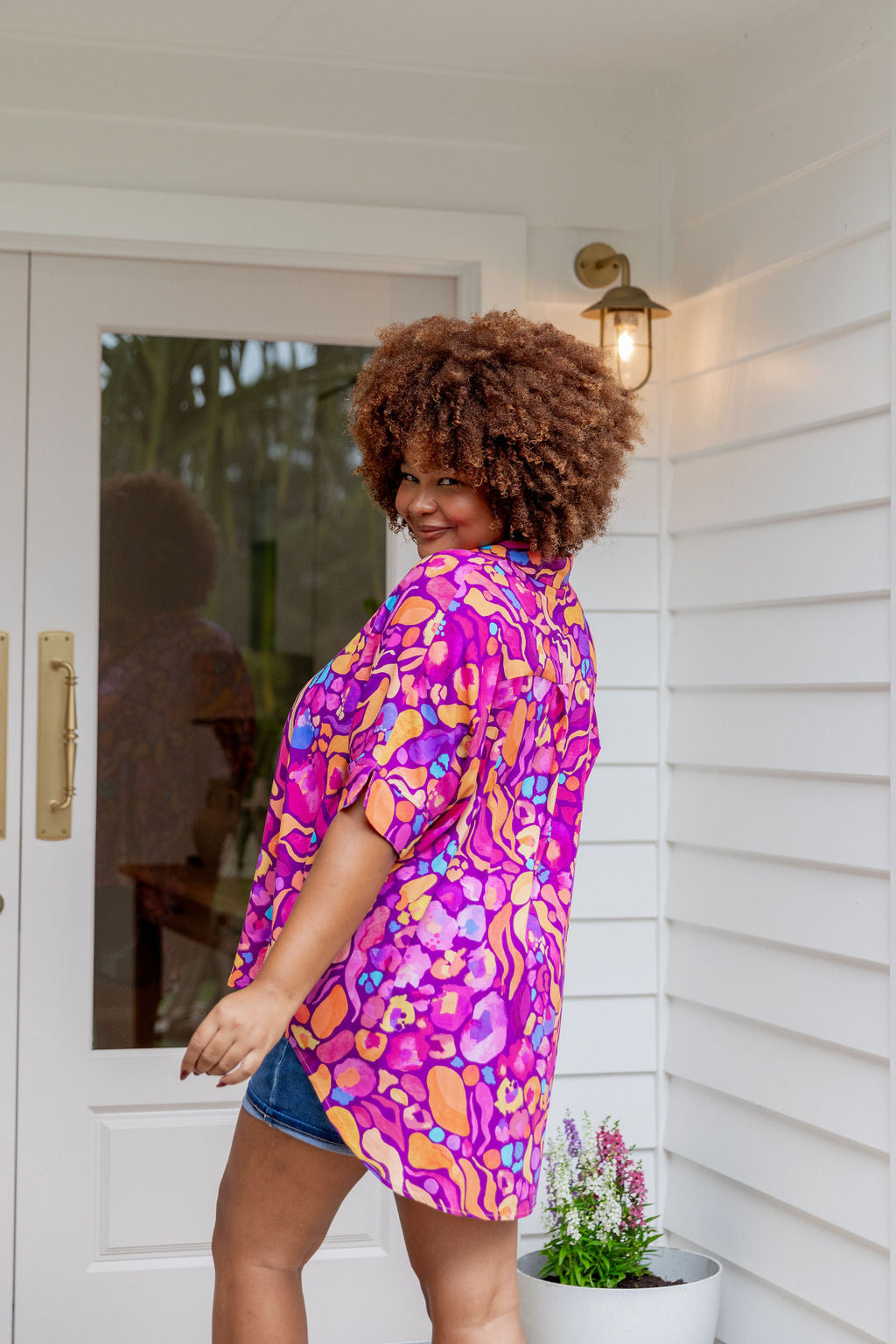 Tammin Shirt in Ruby by Kasey Rainbow