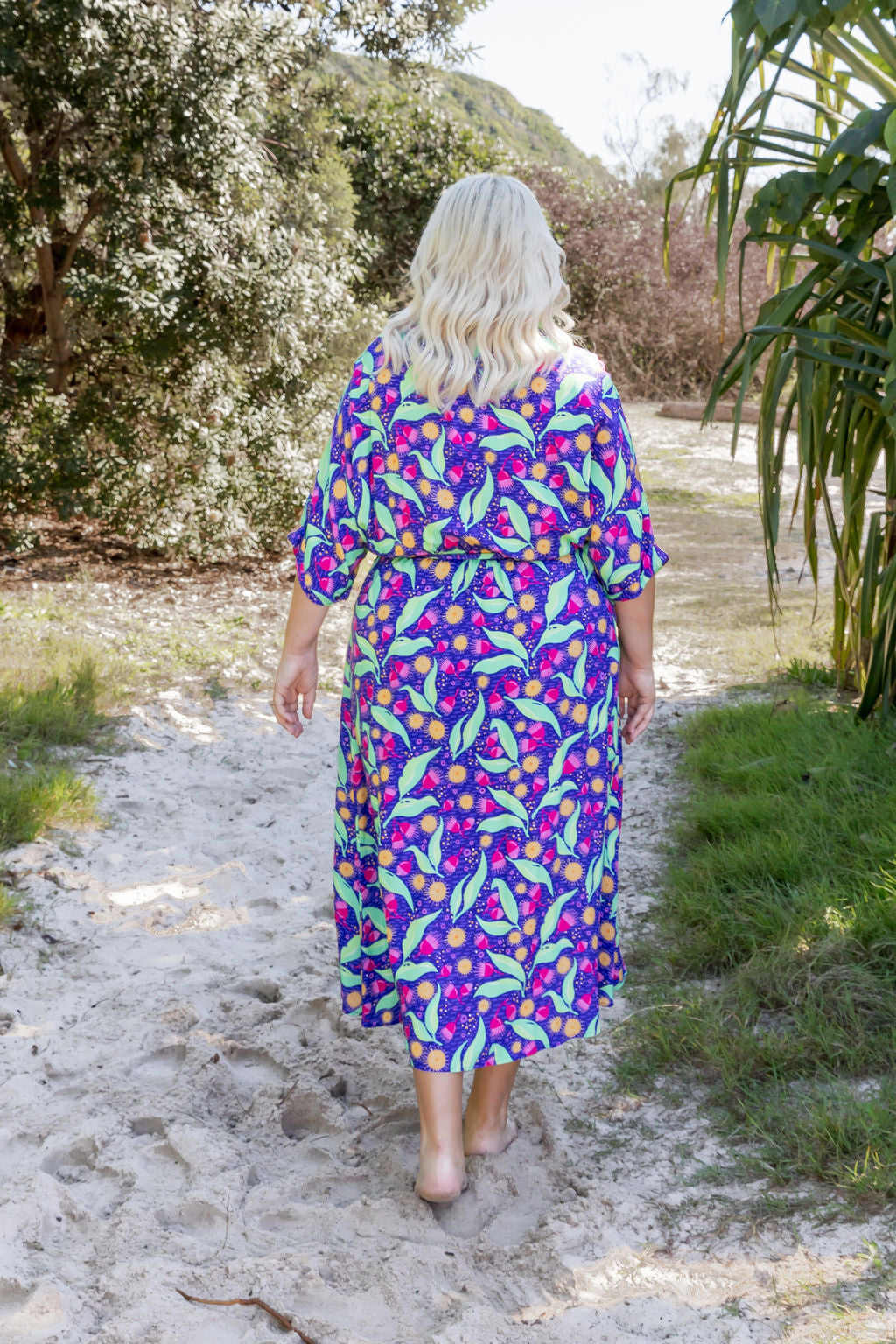 Maddy Midi Dress in Gumnuts