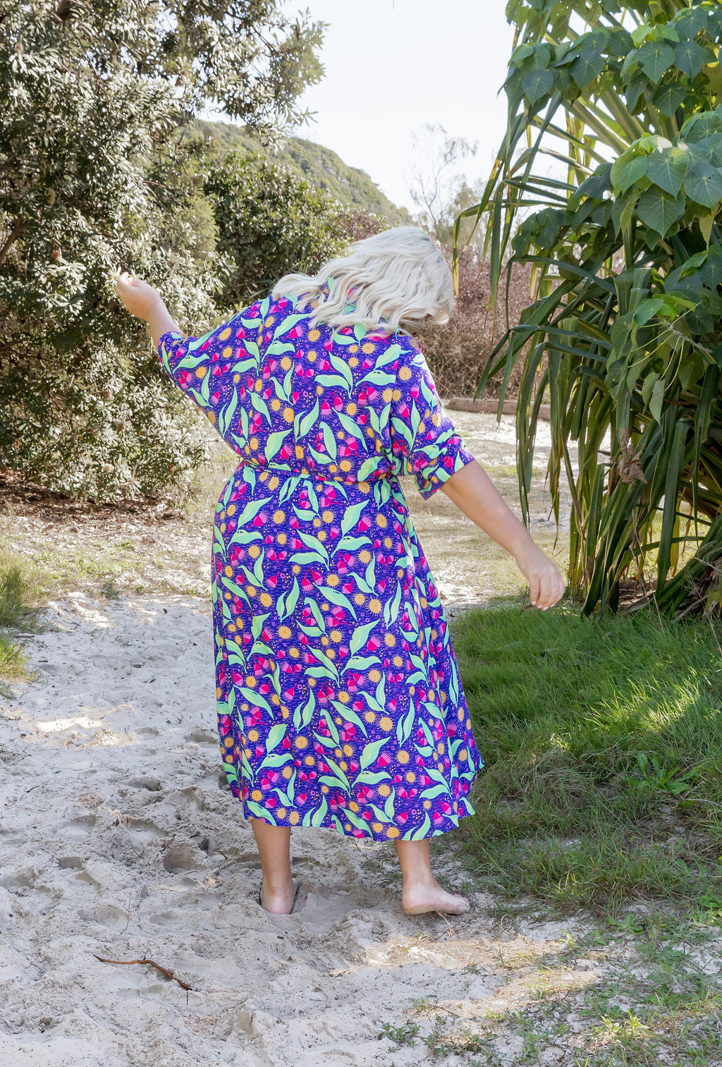 Maddy Midi Dress in Gumnuts