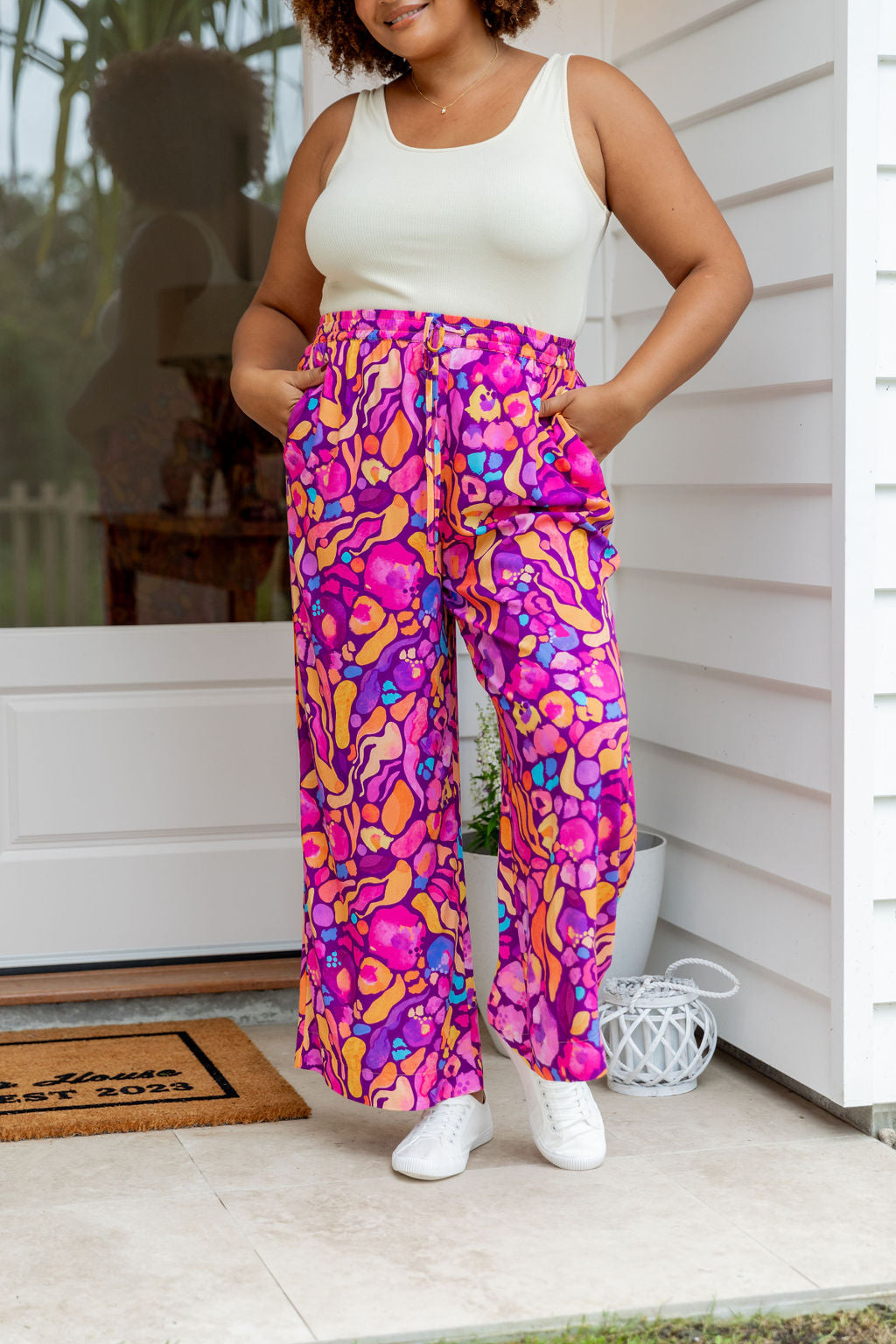 Gina Pants in Ruby by Kasey Rainbow