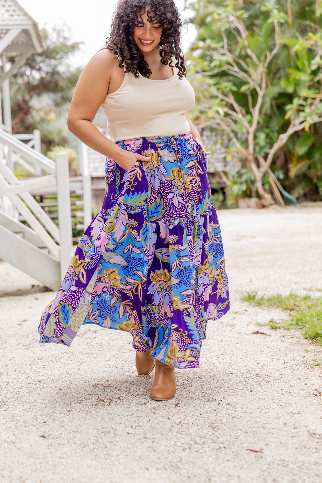 Carrie Skirt in Kosum