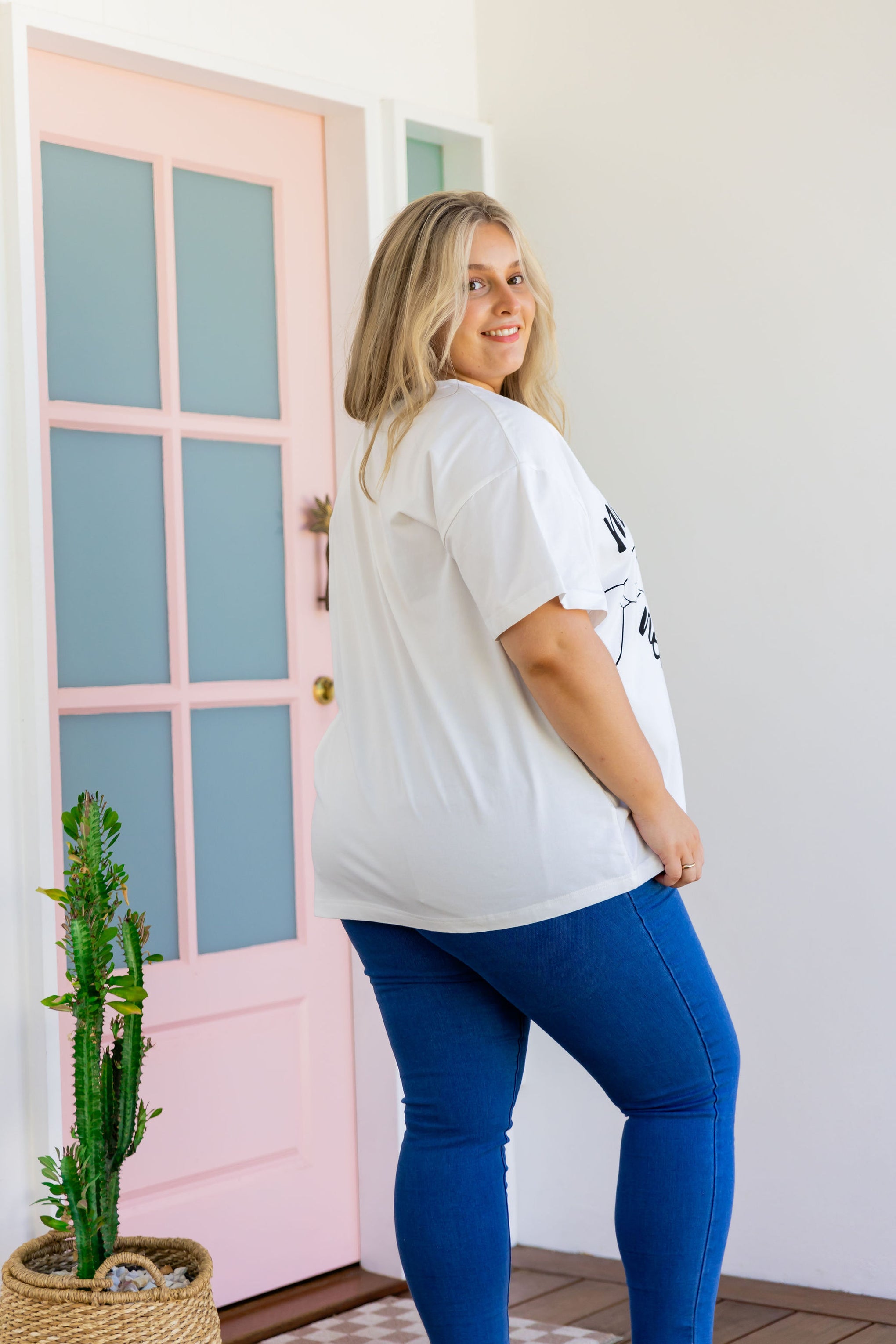 Mamma Needs Coffee Tee in White