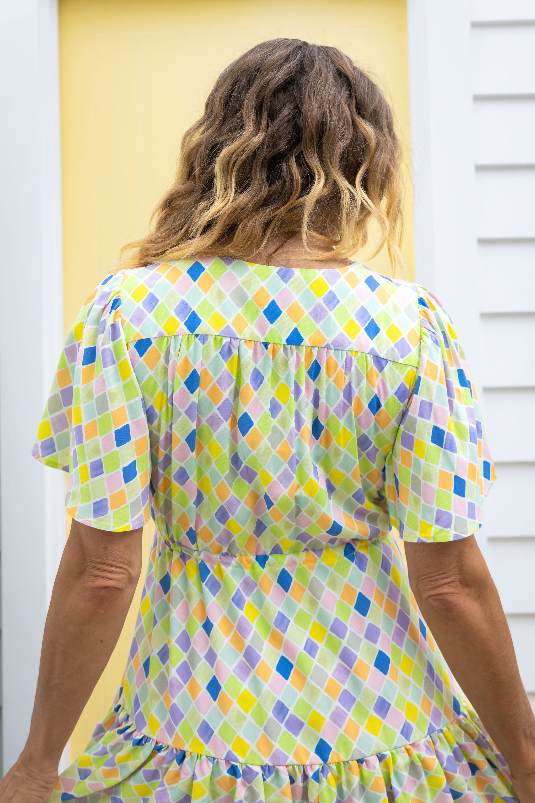 Esmae Dress in Diced