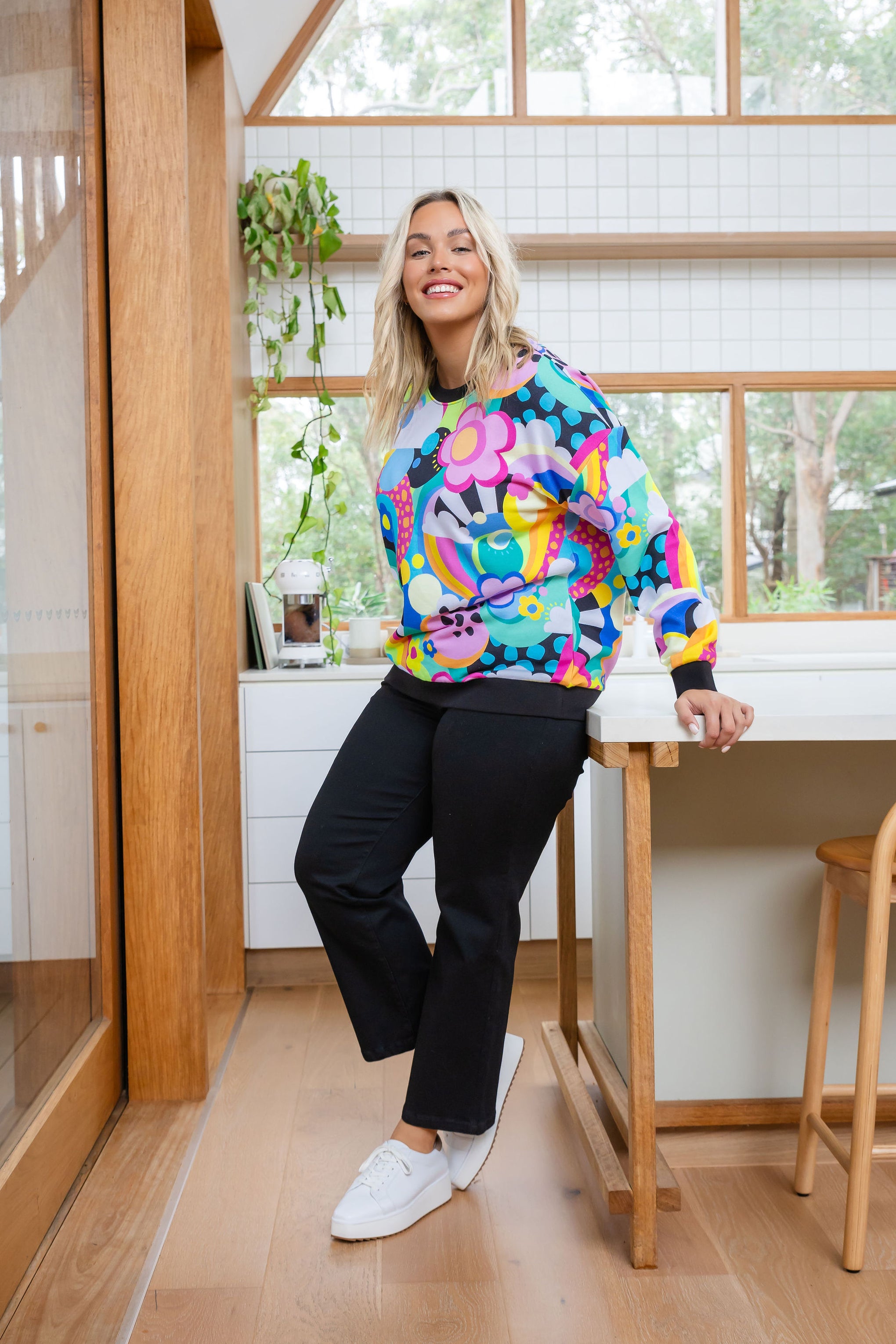 Harper Sweater in Funderland by Kasey Rainbow