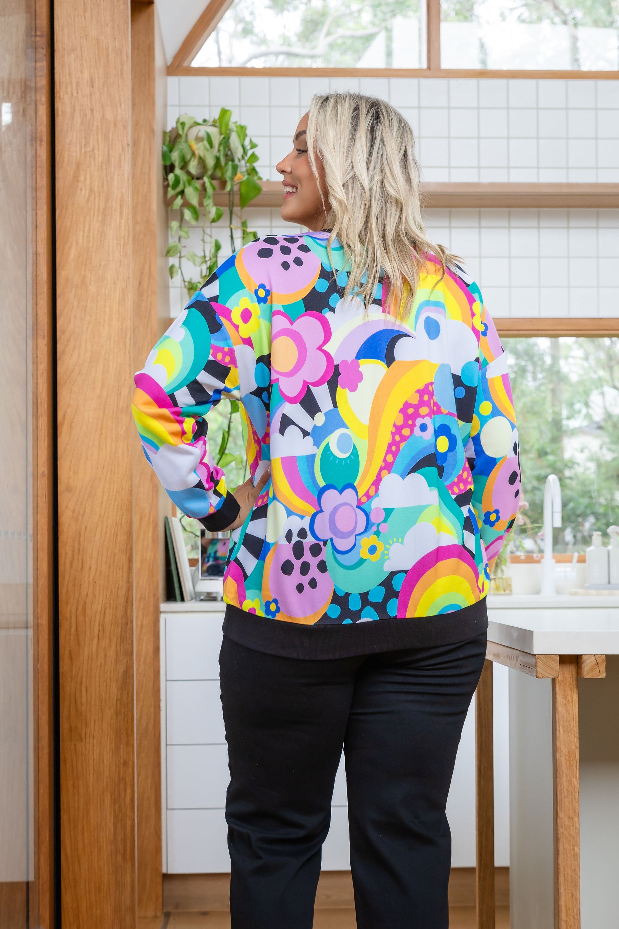 Harper Sweater in Funderland by Kasey Rainbow