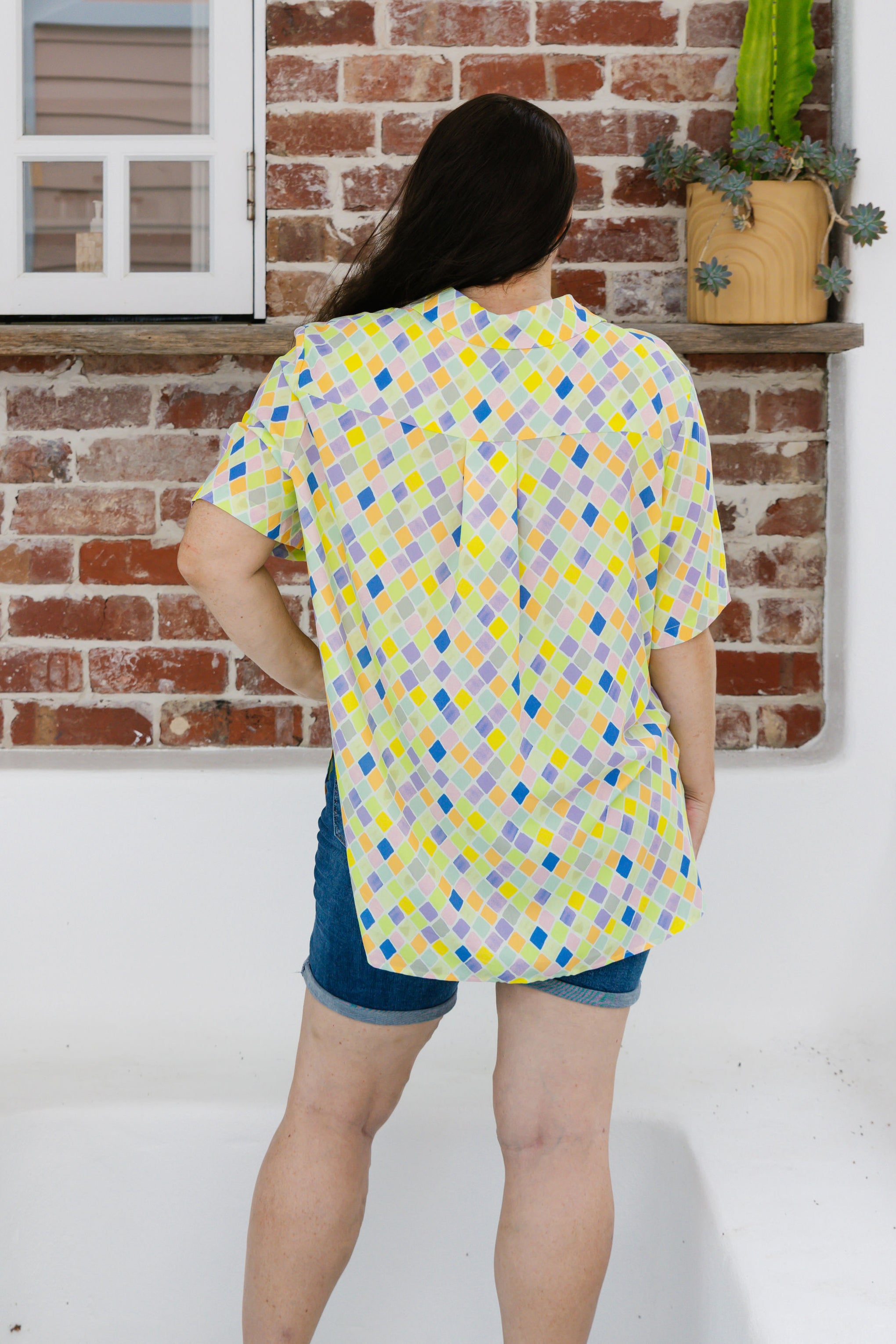 Samara Shirt in Diced