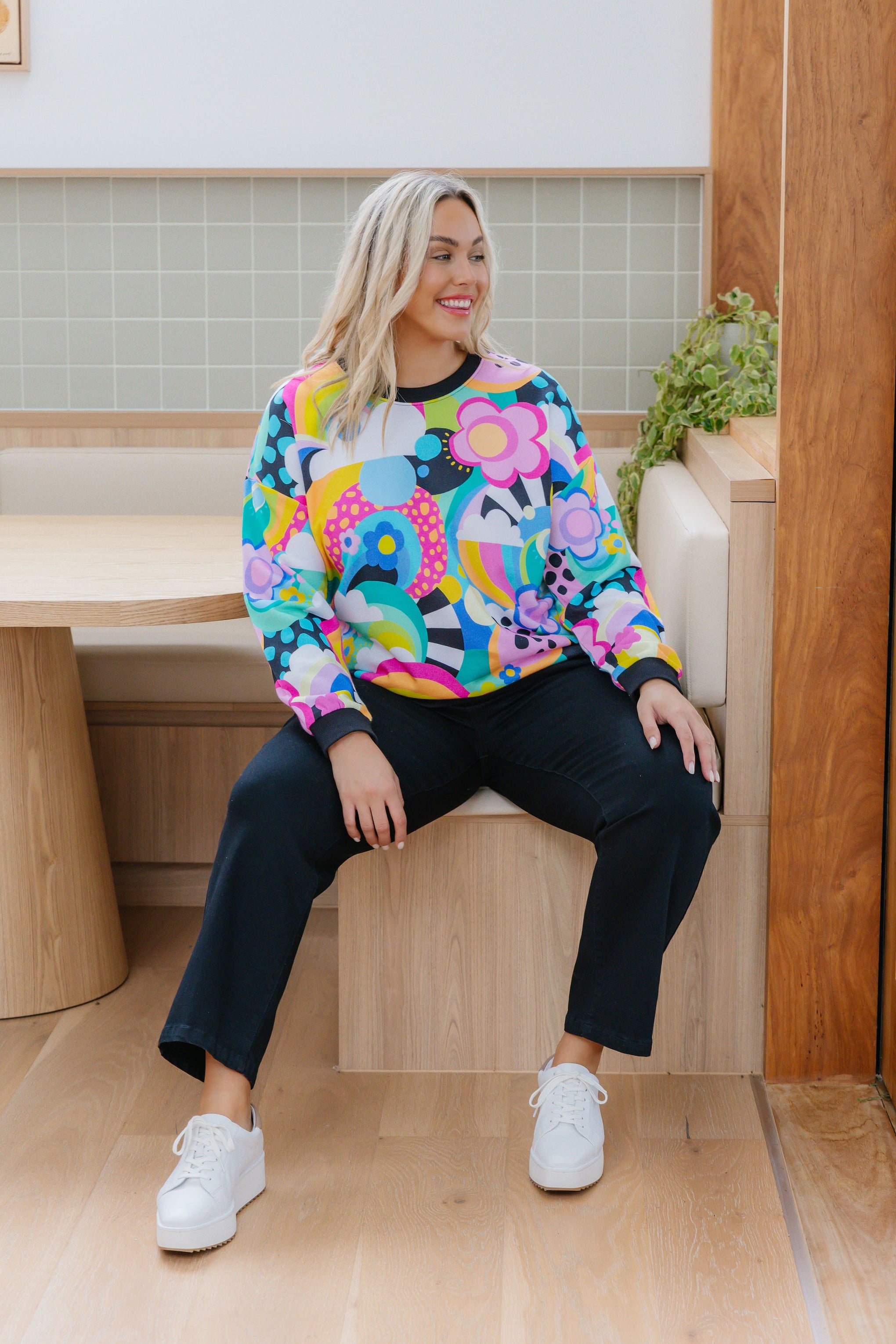 Harper Sweater in Funderland by Kasey Rainbow