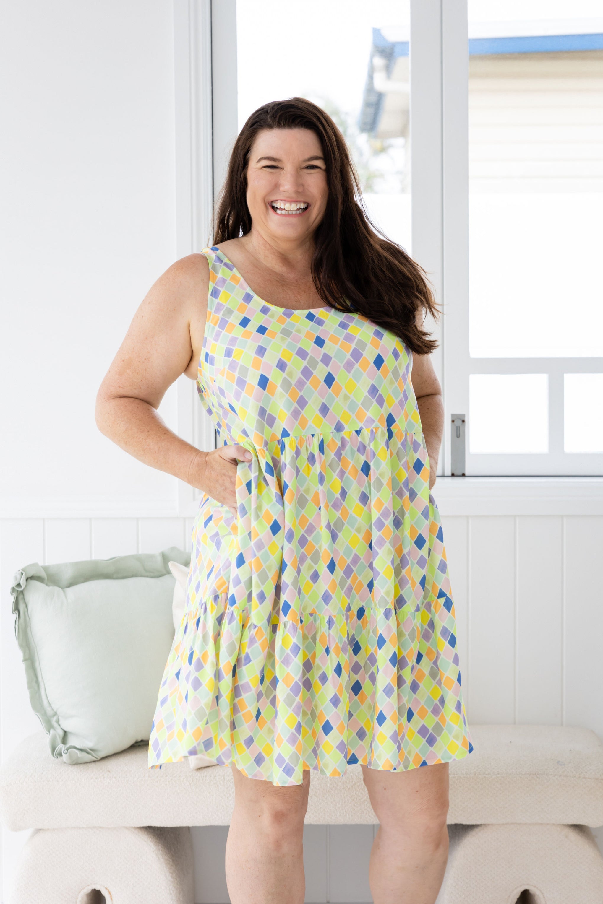 Lover Dress in Diced