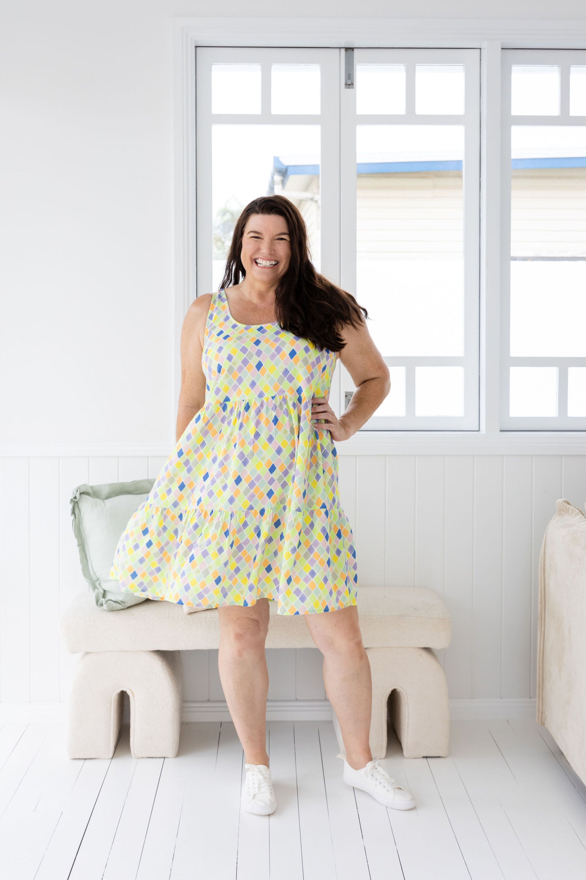 Lover Dress in Diced