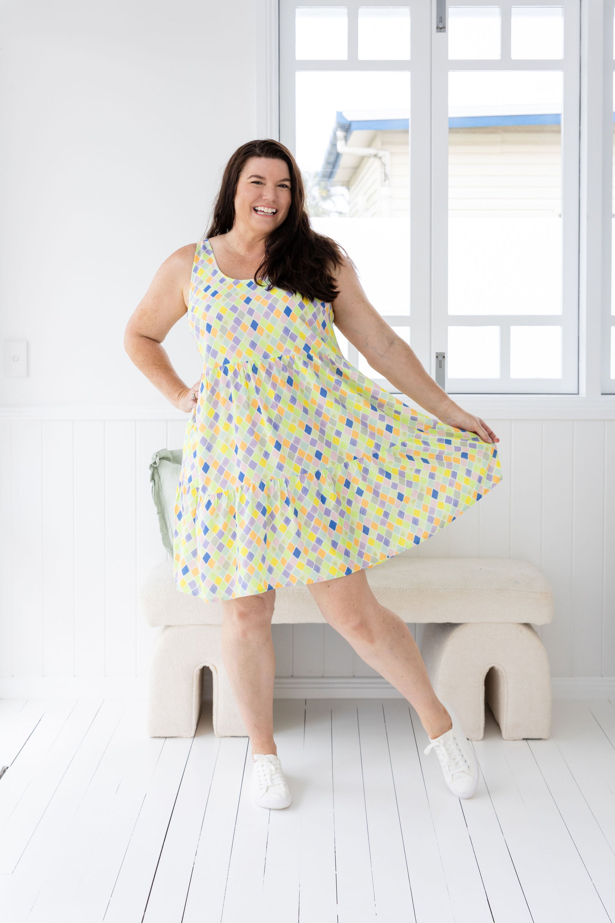 Lover Dress in Diced