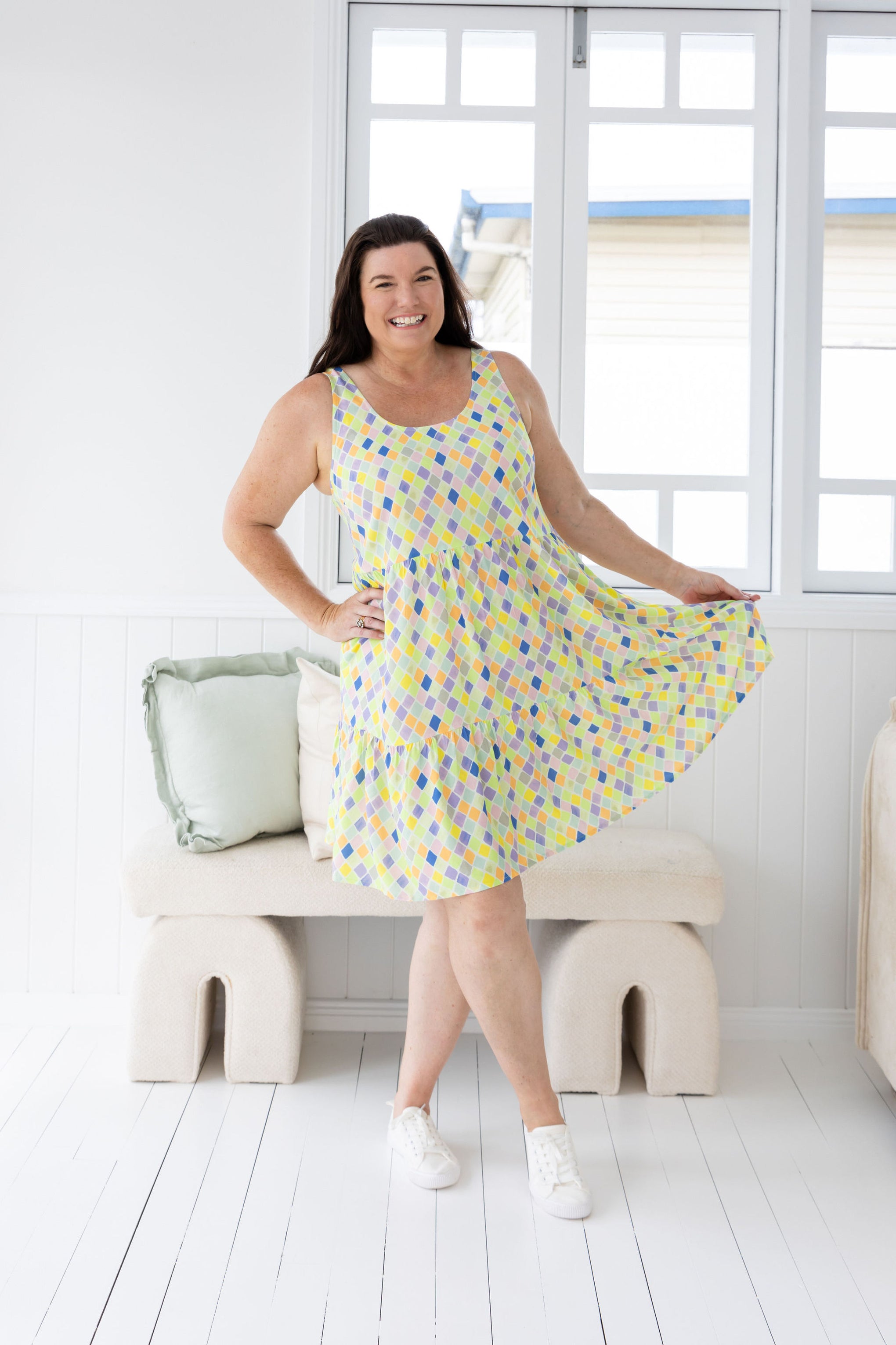Lover Dress in Diced
