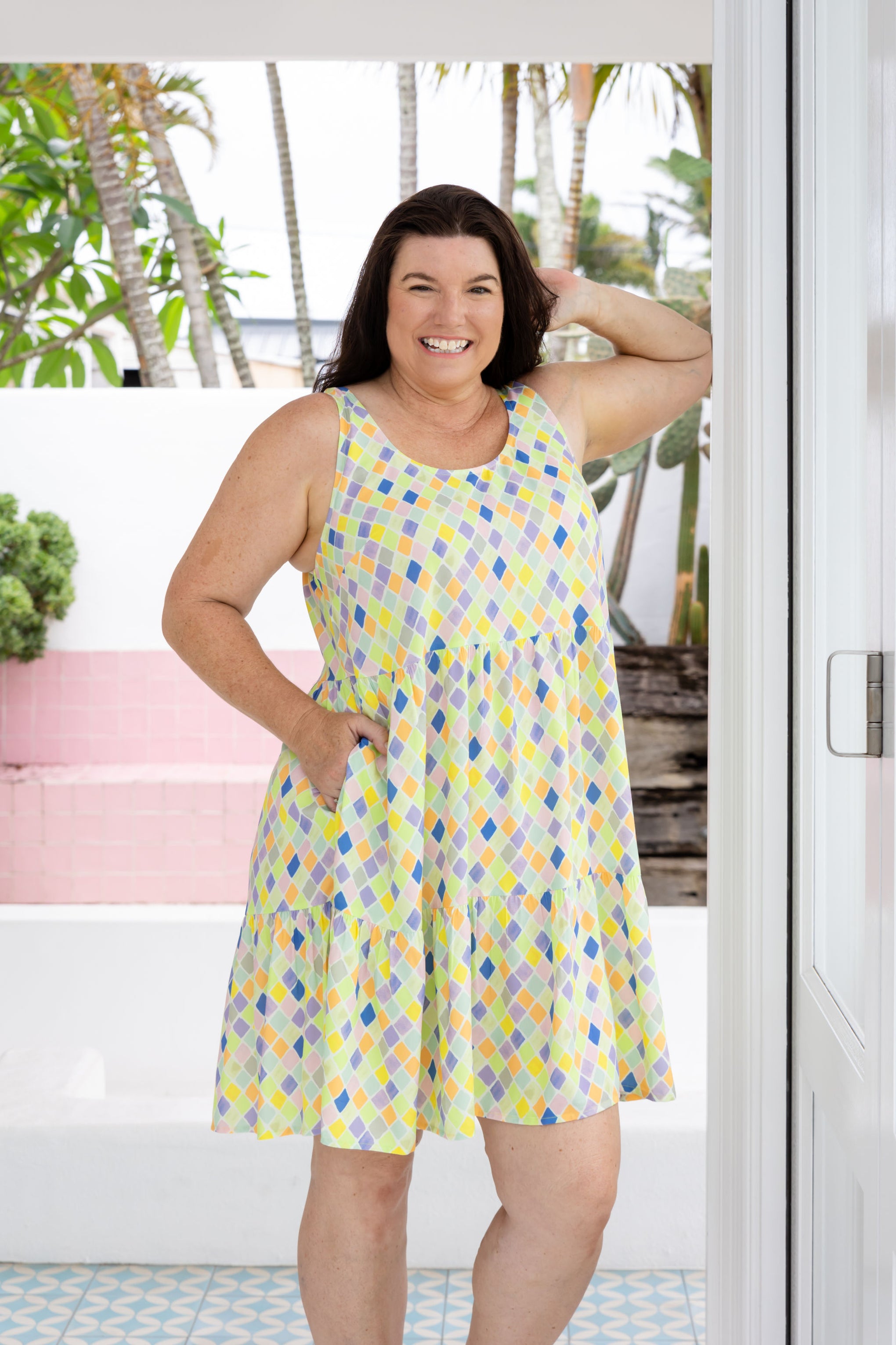 Lover Dress in Diced