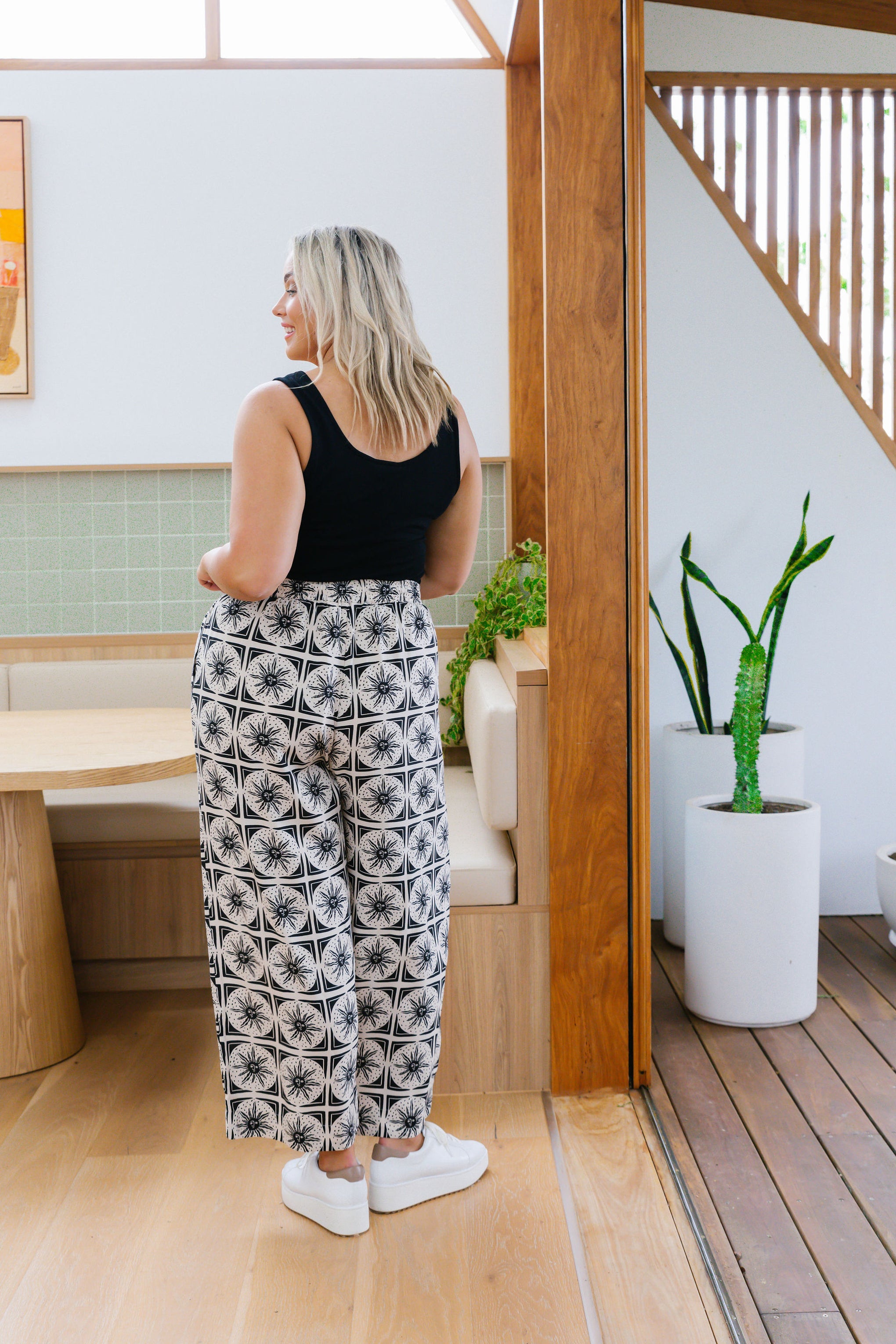 Gina Pant In Chasing Sunlight Black
