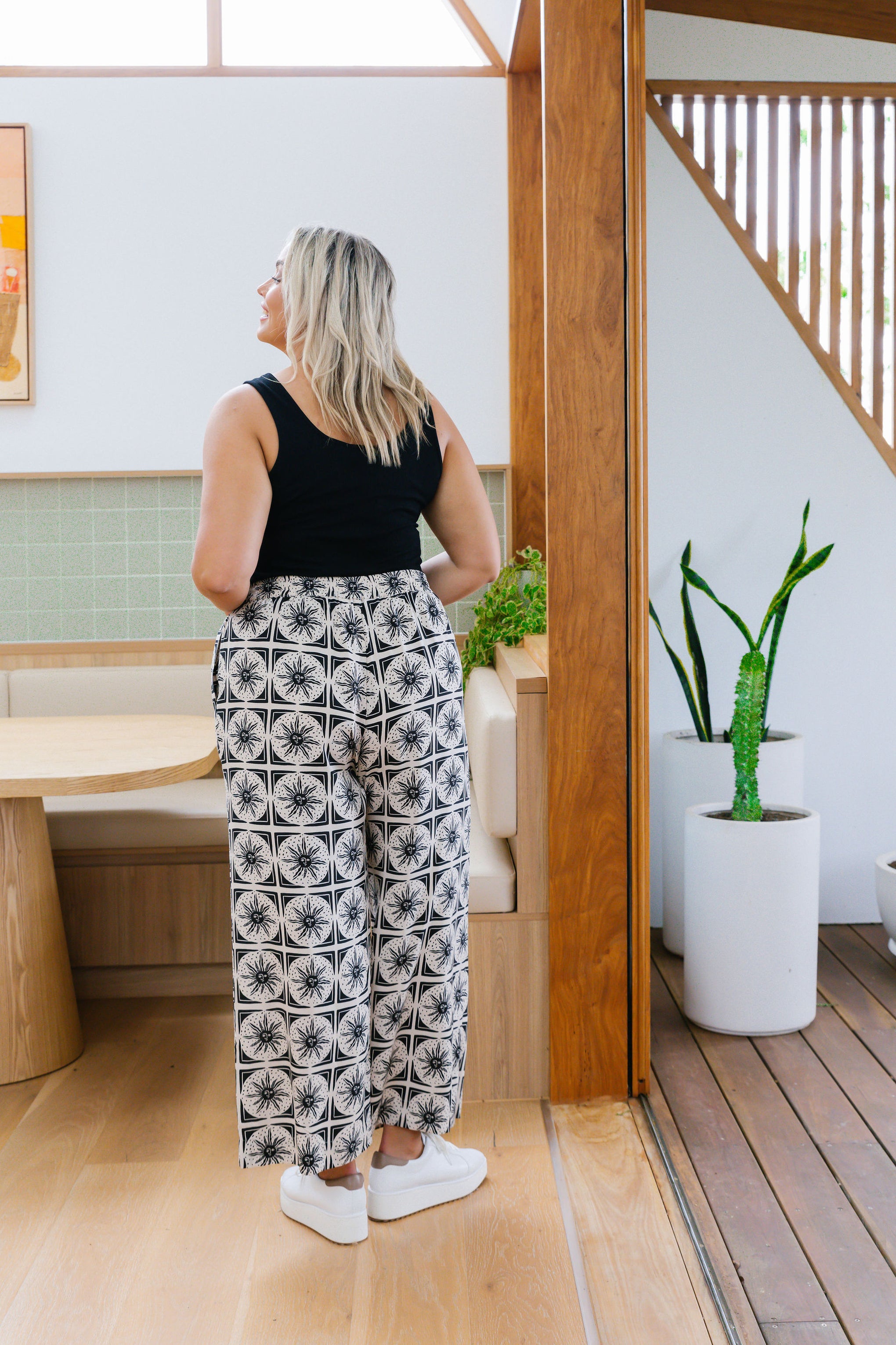 Gina Pant In Chasing Sunlight Black