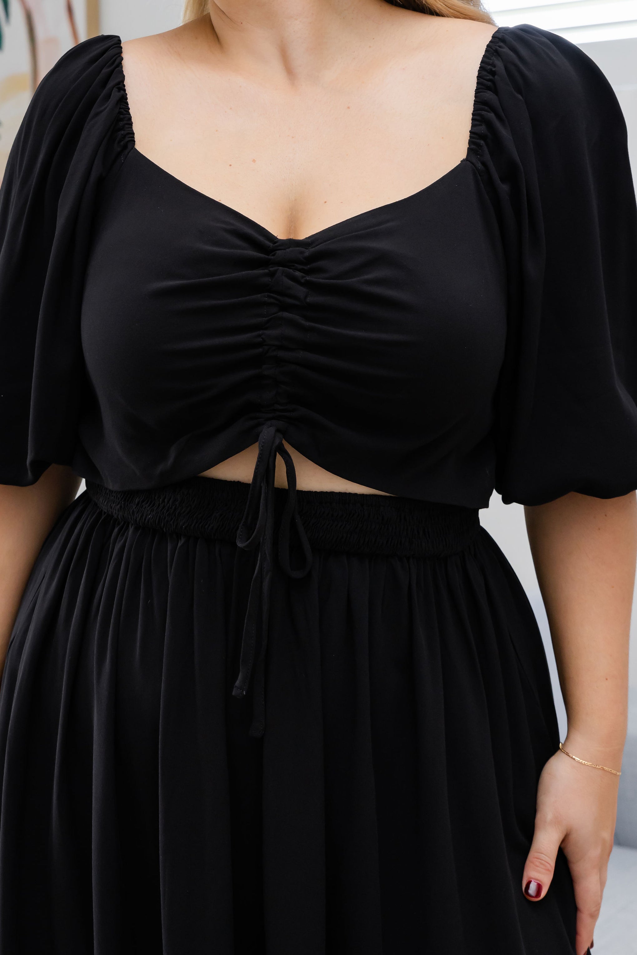 Pippa Cut Out Dress in Black
