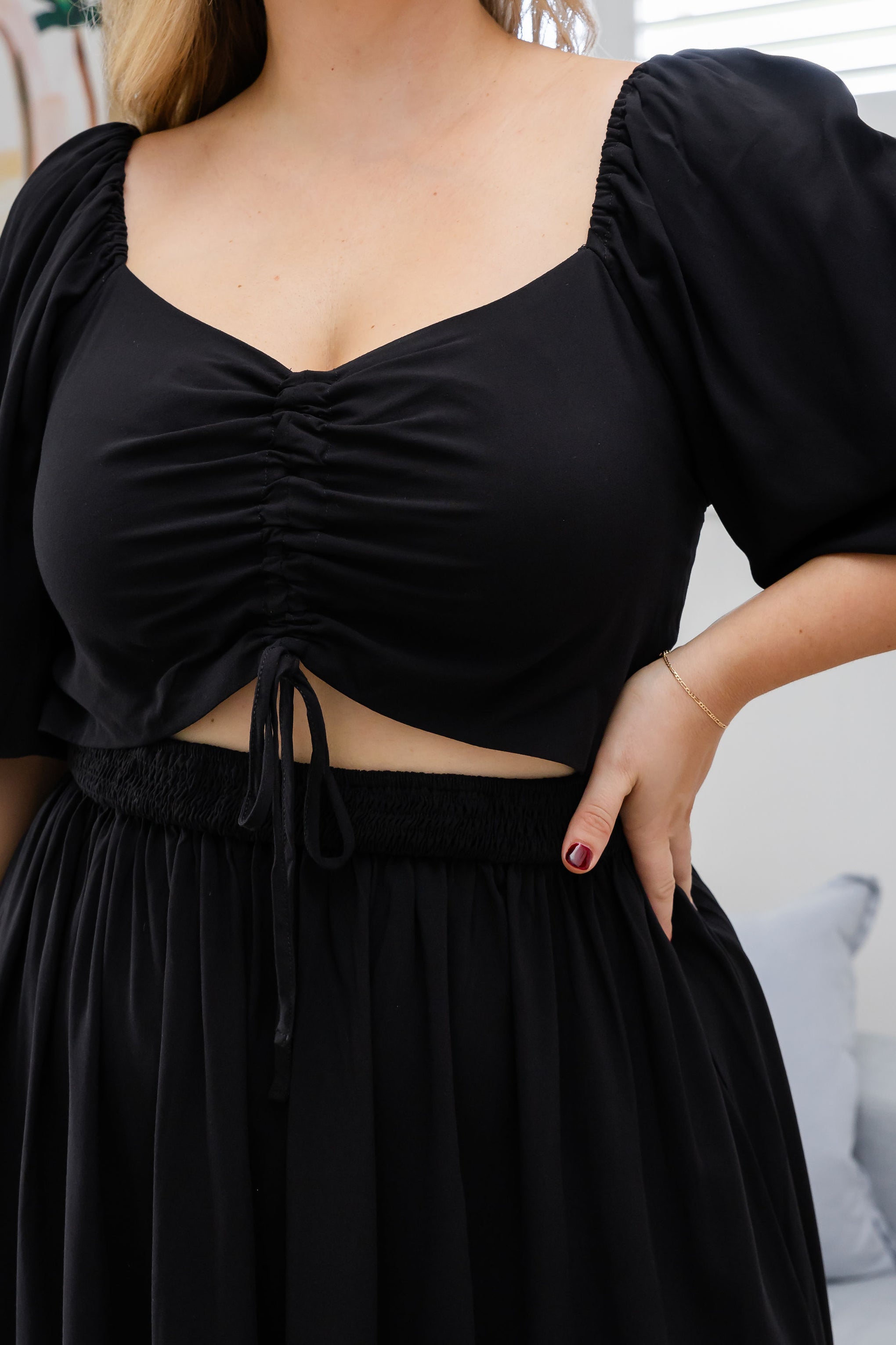 Pippa Cut Out Dress in Black