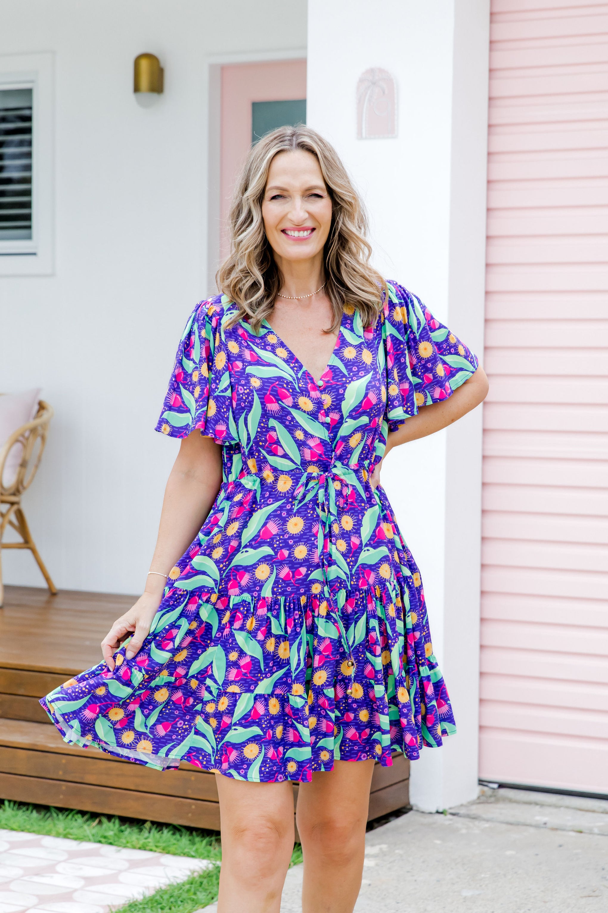 Charlie Dress in Gumnuts