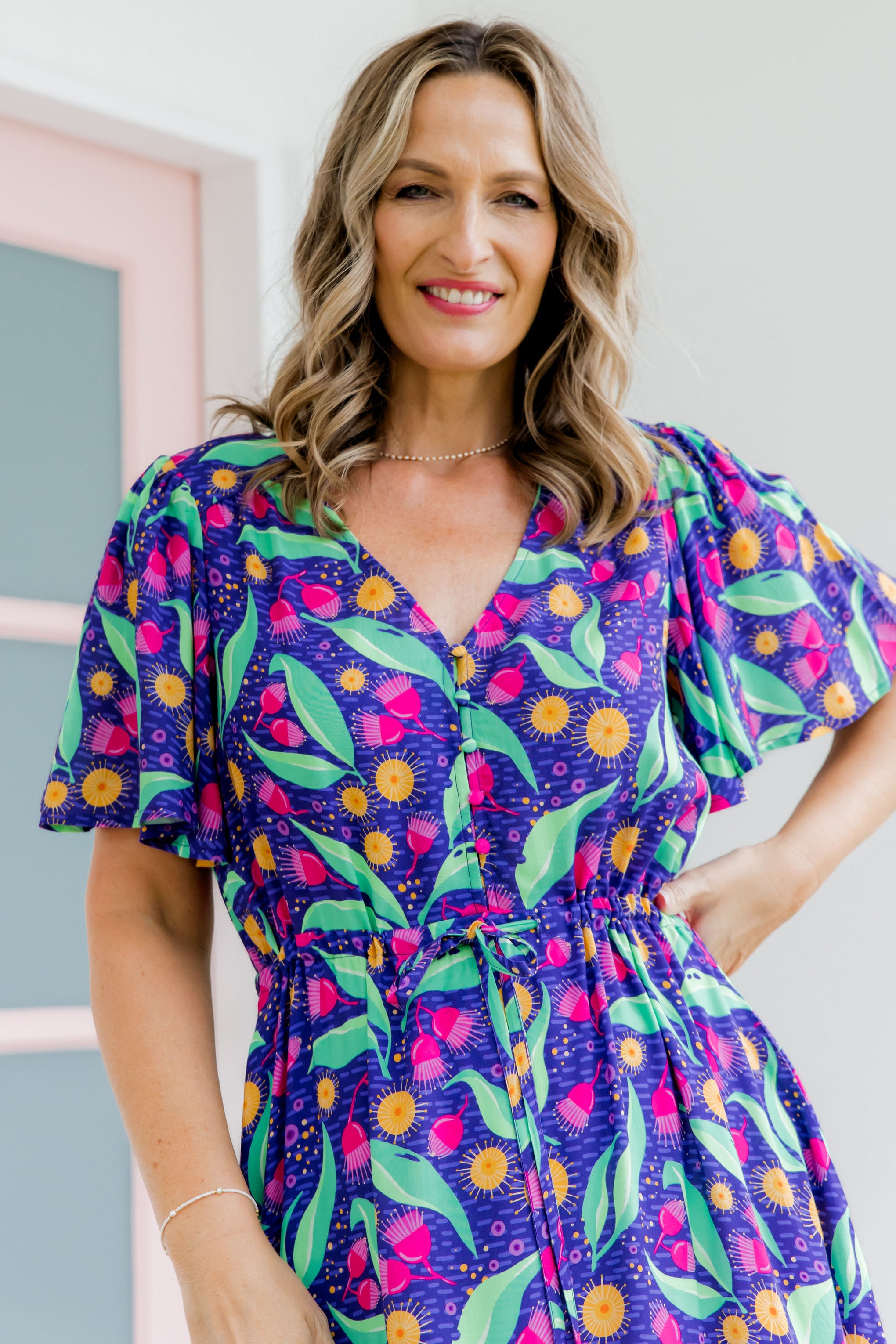 Bonnie Maxi Dress in Gumnuts