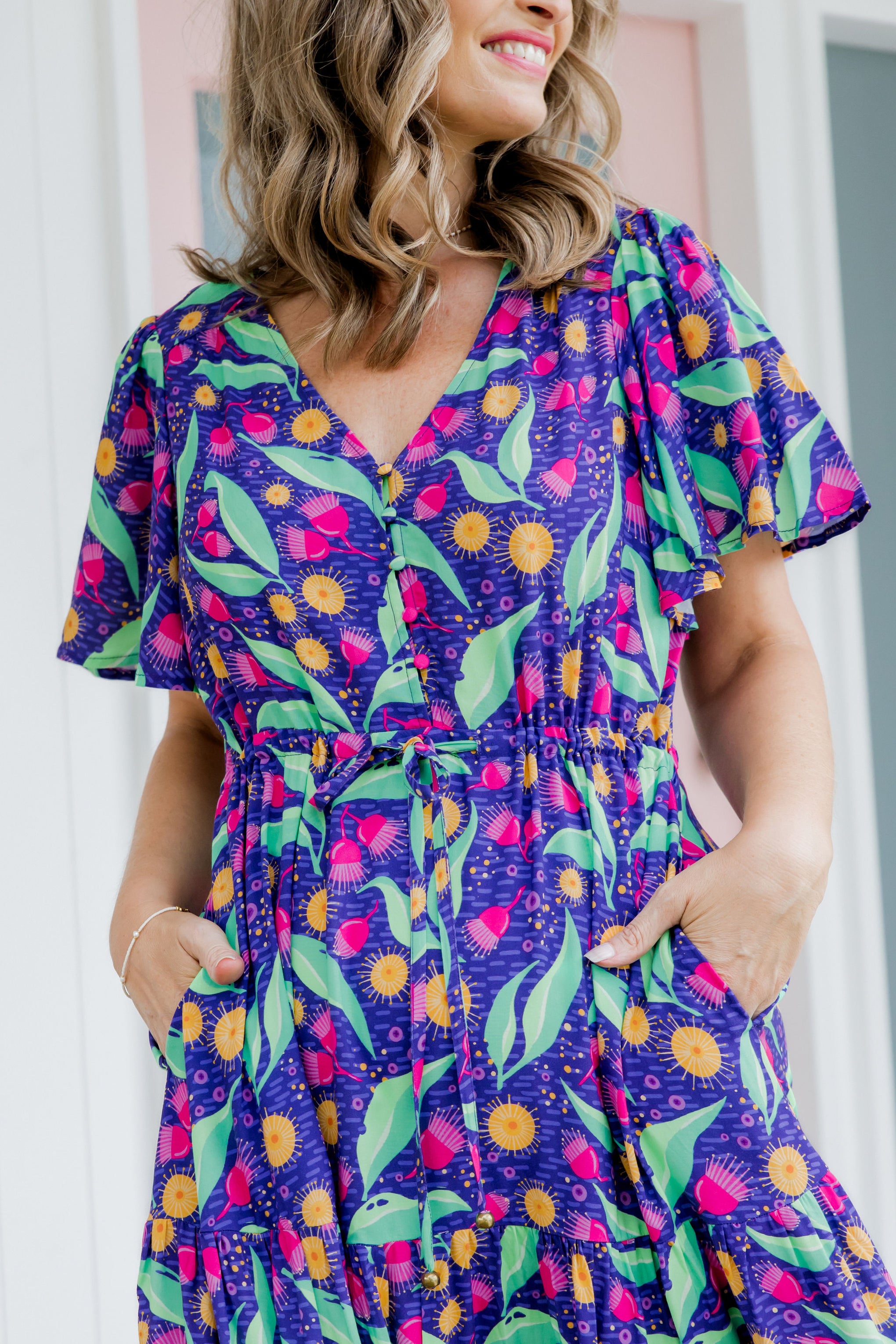 Bonnie Maxi Dress in Gumnuts